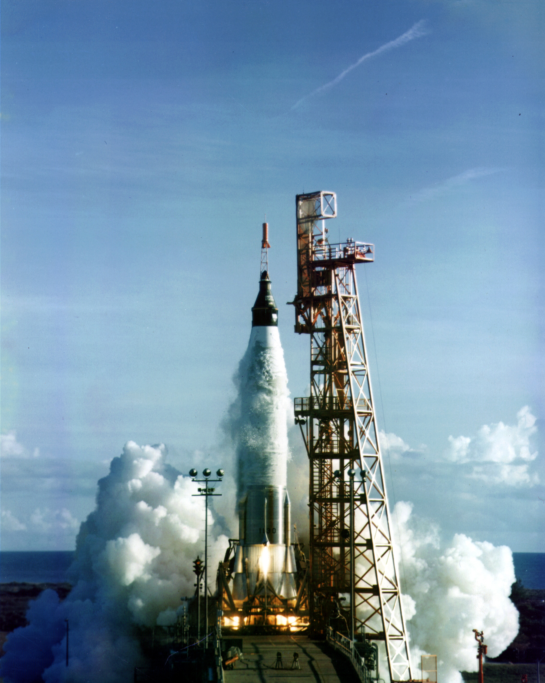 Decollo della Mercury-Atlas 8 (MA-8) dal Launch Complex 14, Sigma 7, 3 ottobre 1962