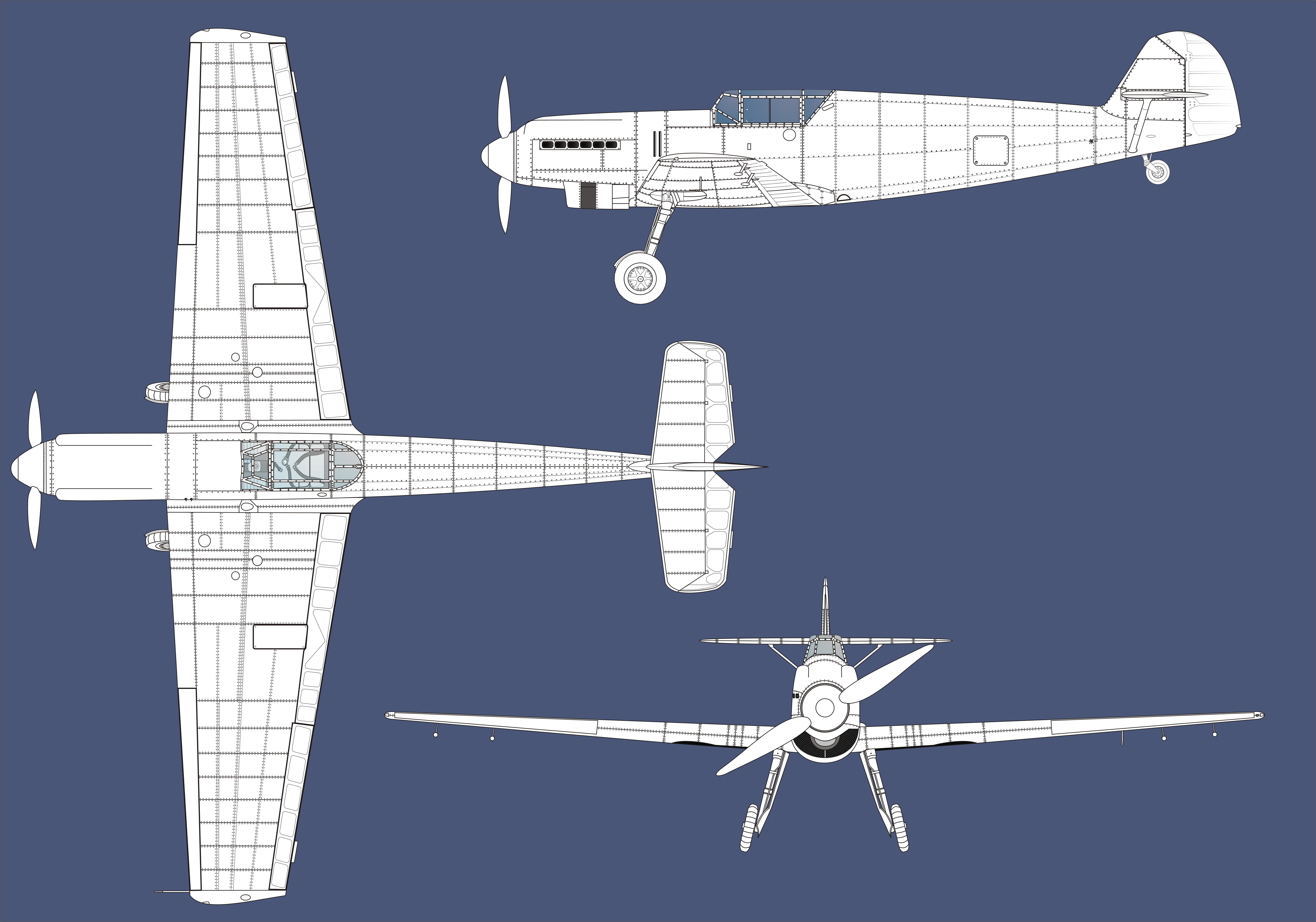 Tríptico de Tríptico · Bf 109 A
