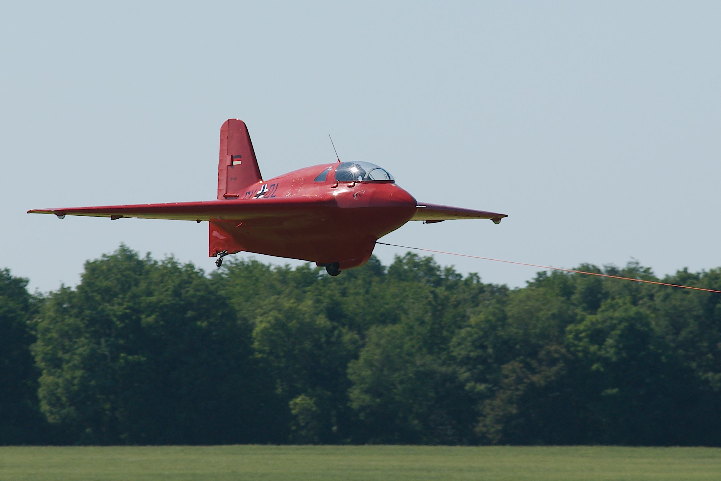 Messerschmitt Me 163 Komet flying