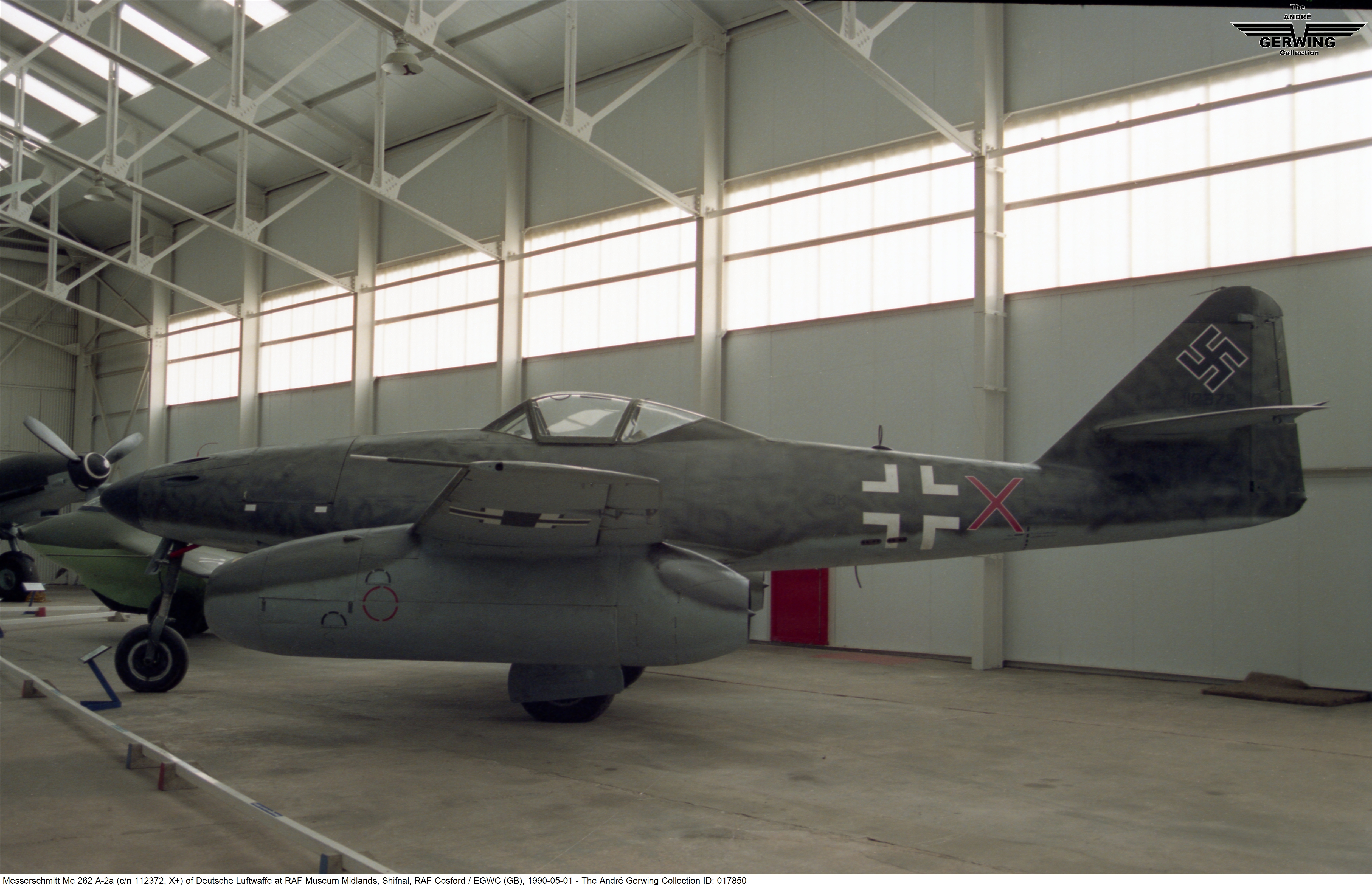 Messerschmitt Me 262 A-2a (c/n 112372, X ), RAF Museum Cosford, 1990 (1)