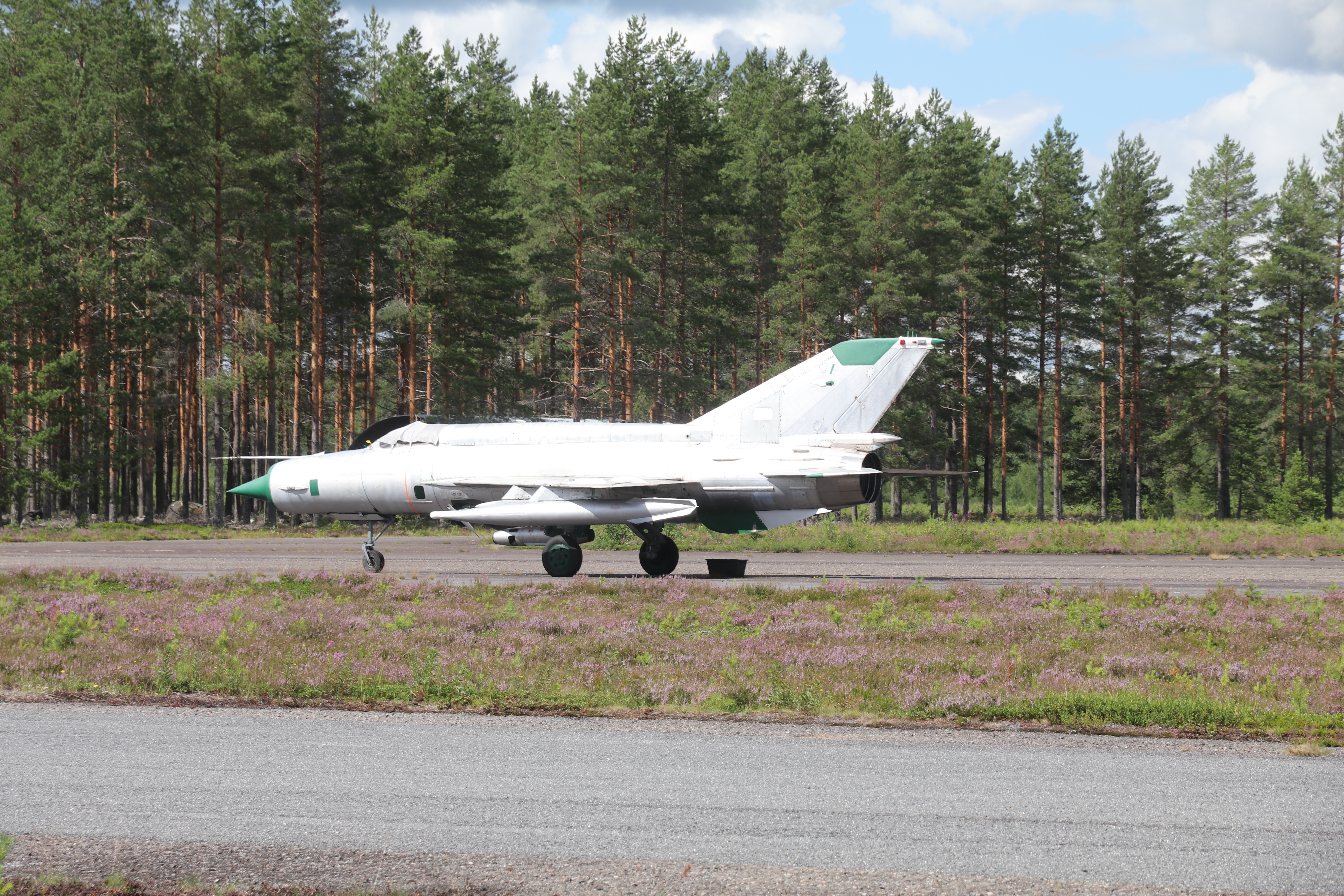 Finnish MiG-21 preserved in Menkijärvi