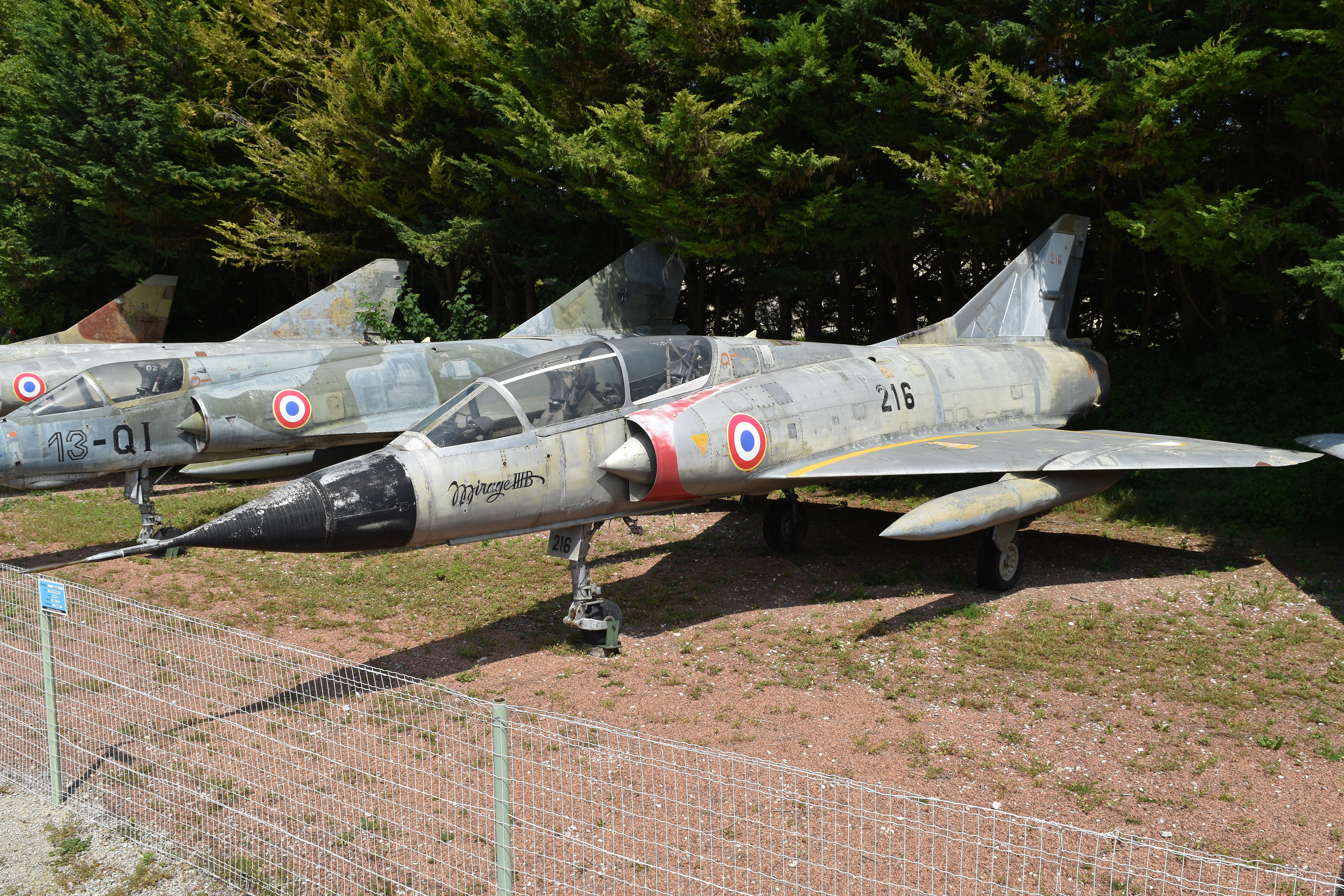 Mirage IIIB biplaza, matrícula 216