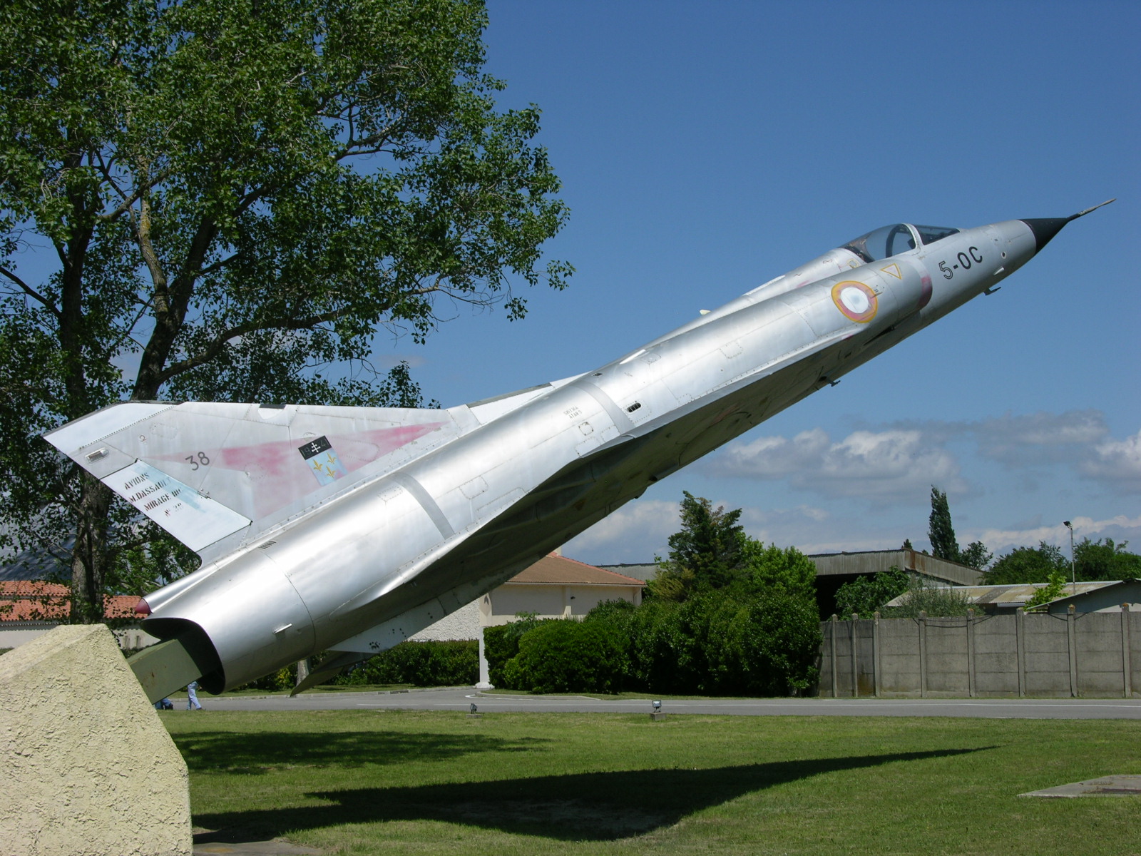 Mirage IIIC of the Armée de l'Air on static display, Orange air base, 2008