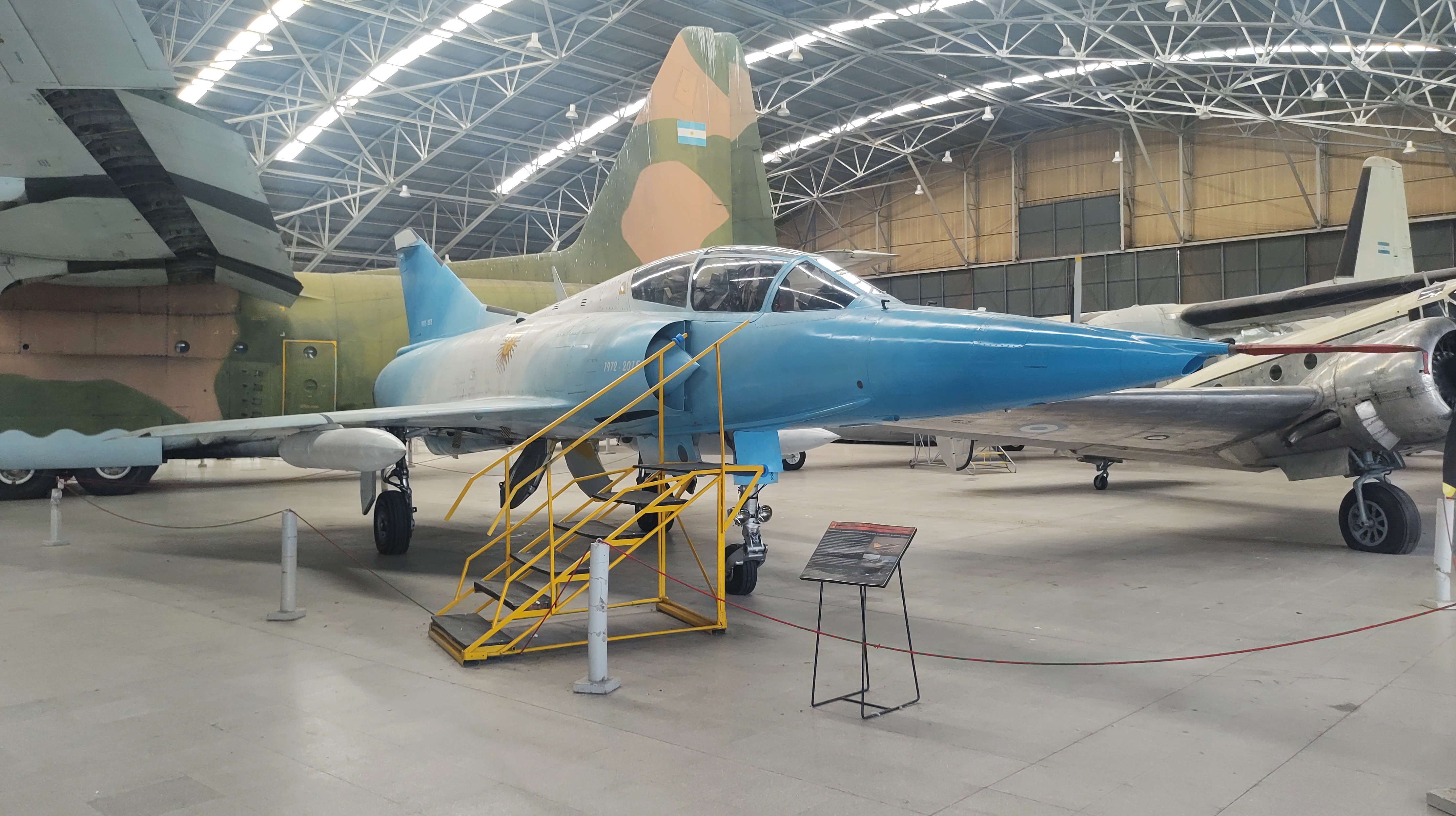 Two-seat Mirage IIID of the Argentine Air Force, National Aeronautics Museum