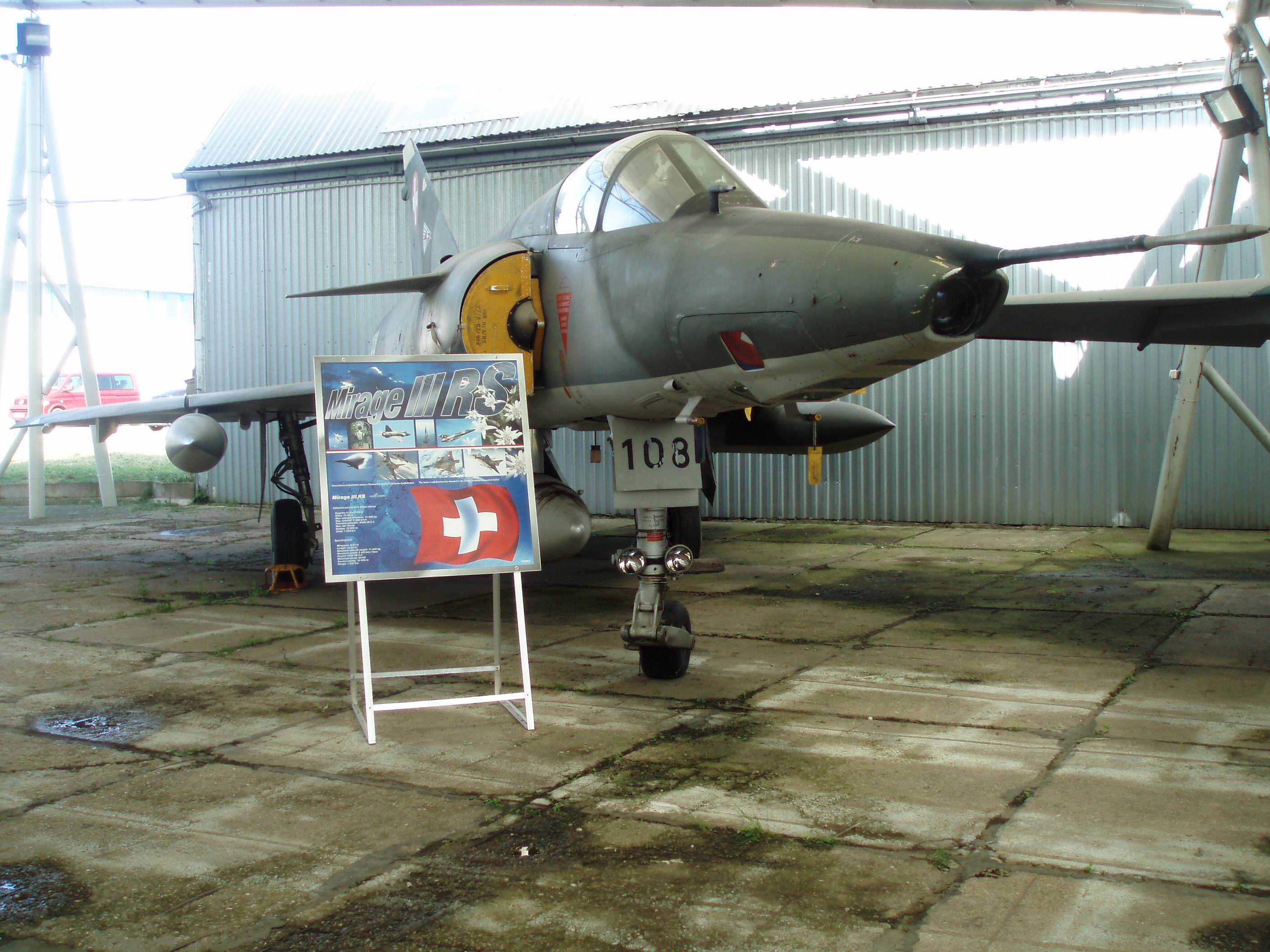 Mirage IIIRS on display at the Košice Aviation Museum