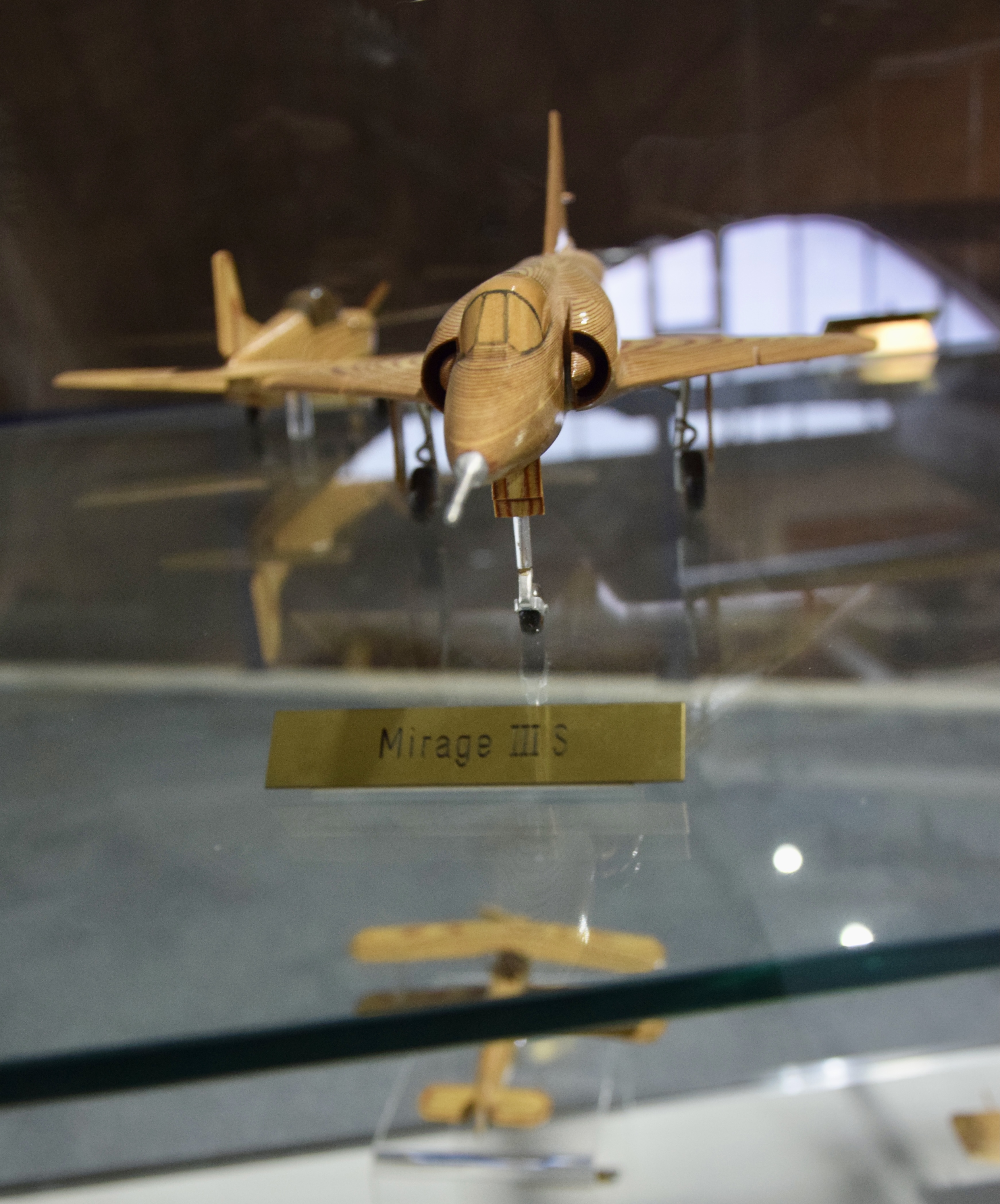 Swiss Mirage IIIS aircraft on display at the Swiss Air Force Museum, Dübendorf