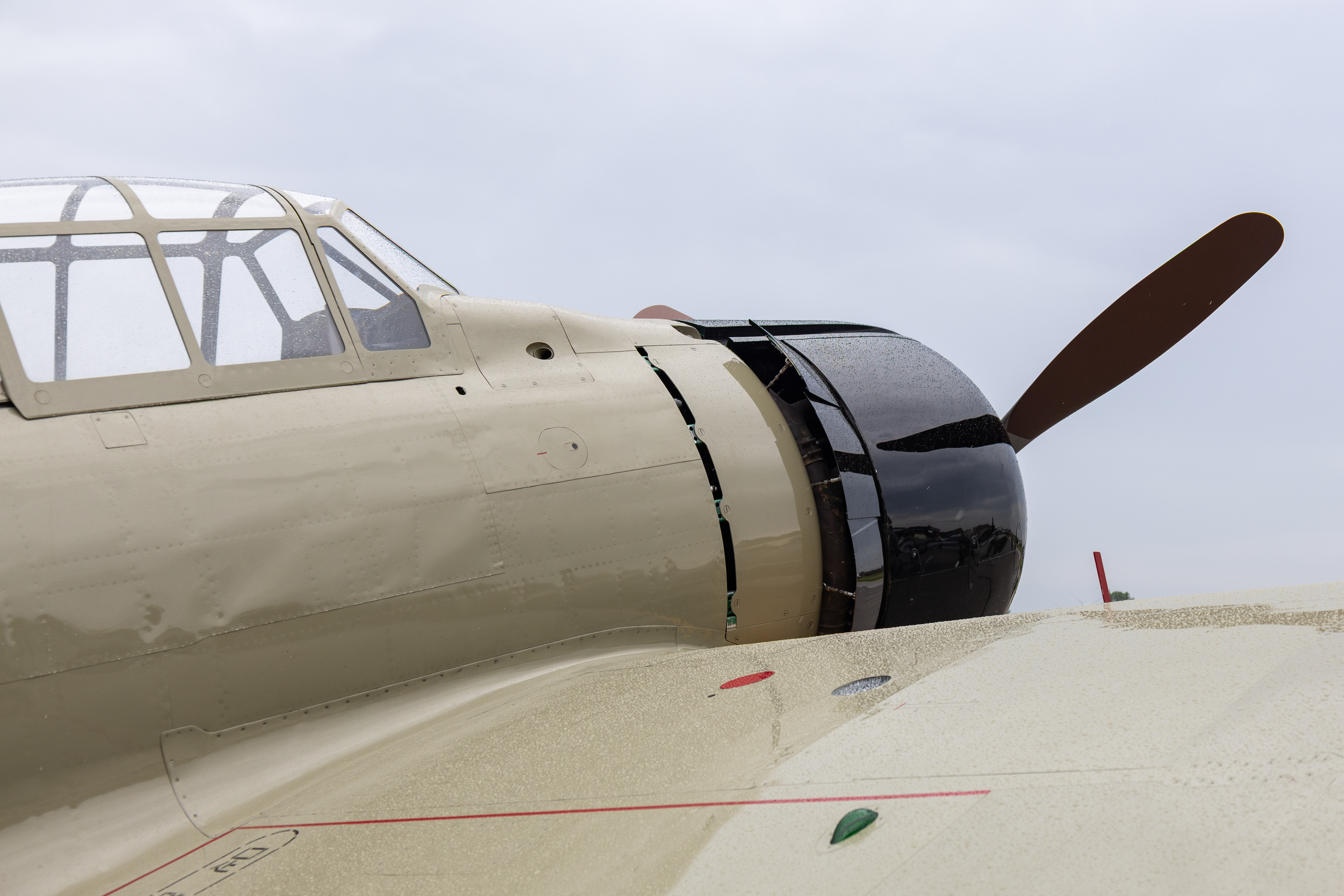 Mitsubishi A6M Zero, Military Heritage Day, Chatham, Ontario, 2025-06-21 02
