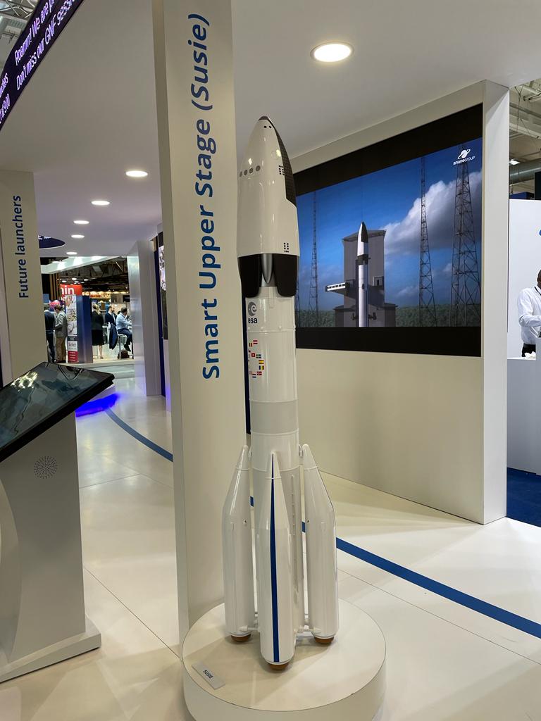 Model of Smart Upper Stage for Innovative Exploration and Ariane 64