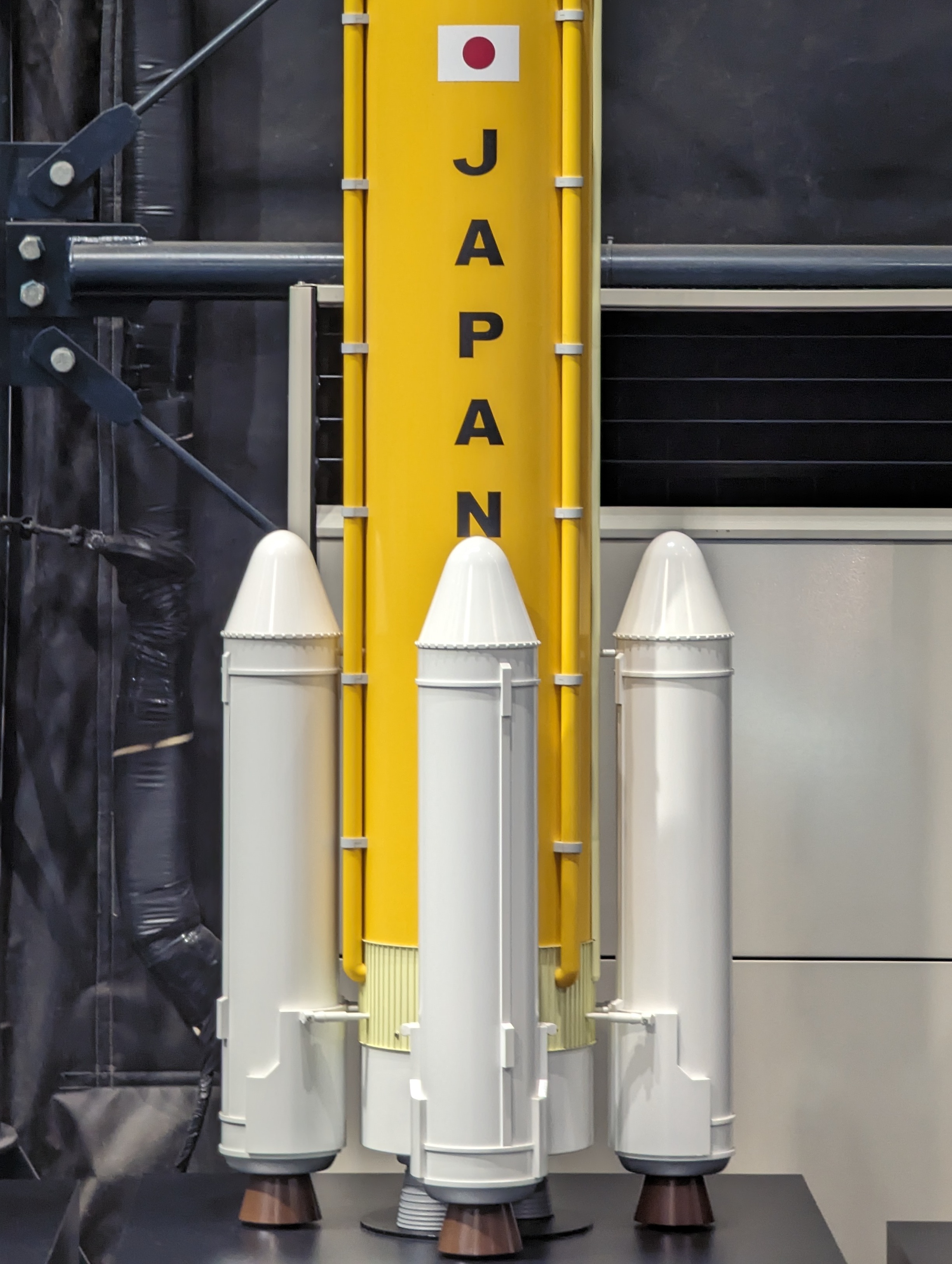 Model of the SRB-3 solid booster used by the H3 family