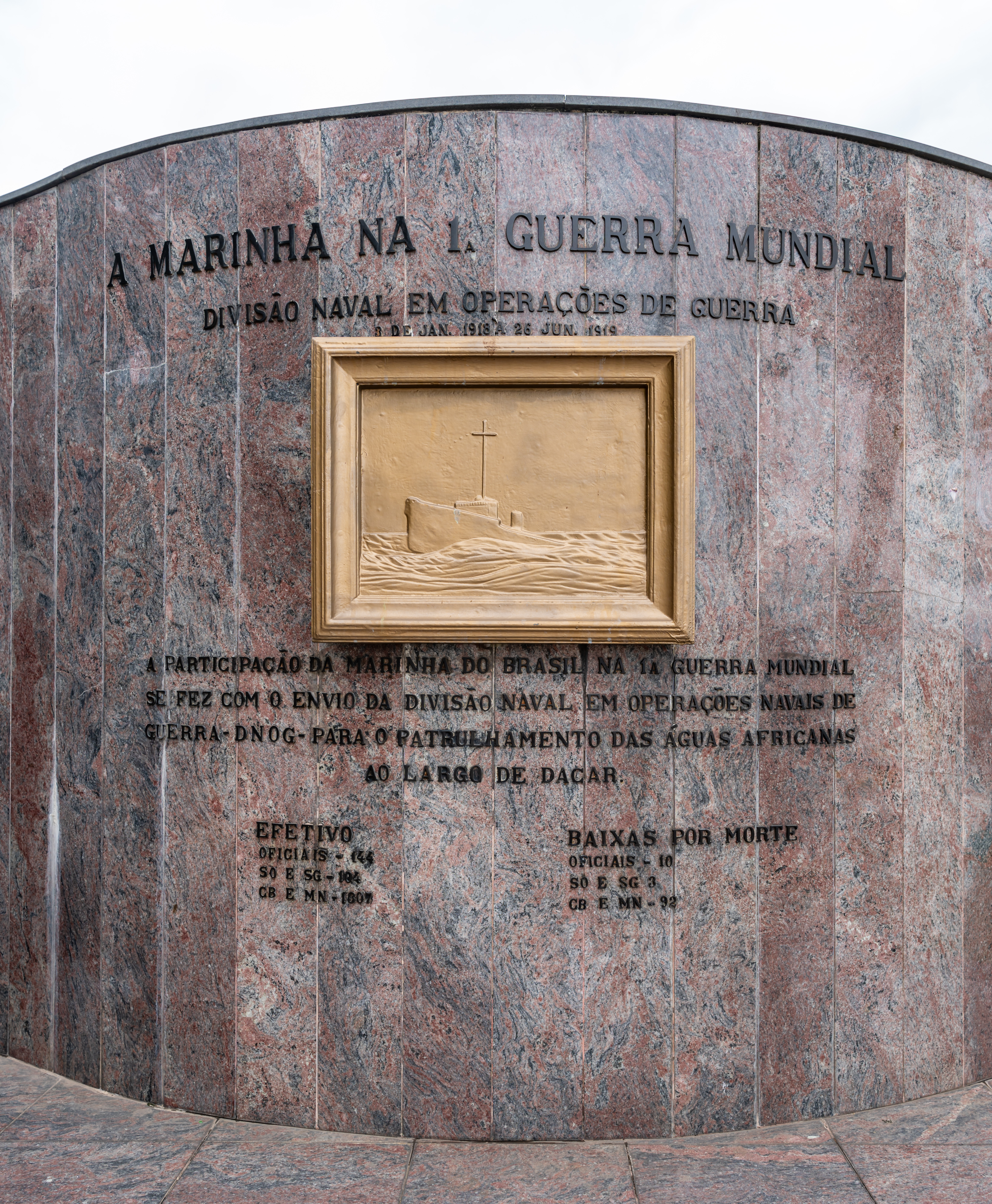 Monumento Marina de Brasil, Primera Guerra Mundial A