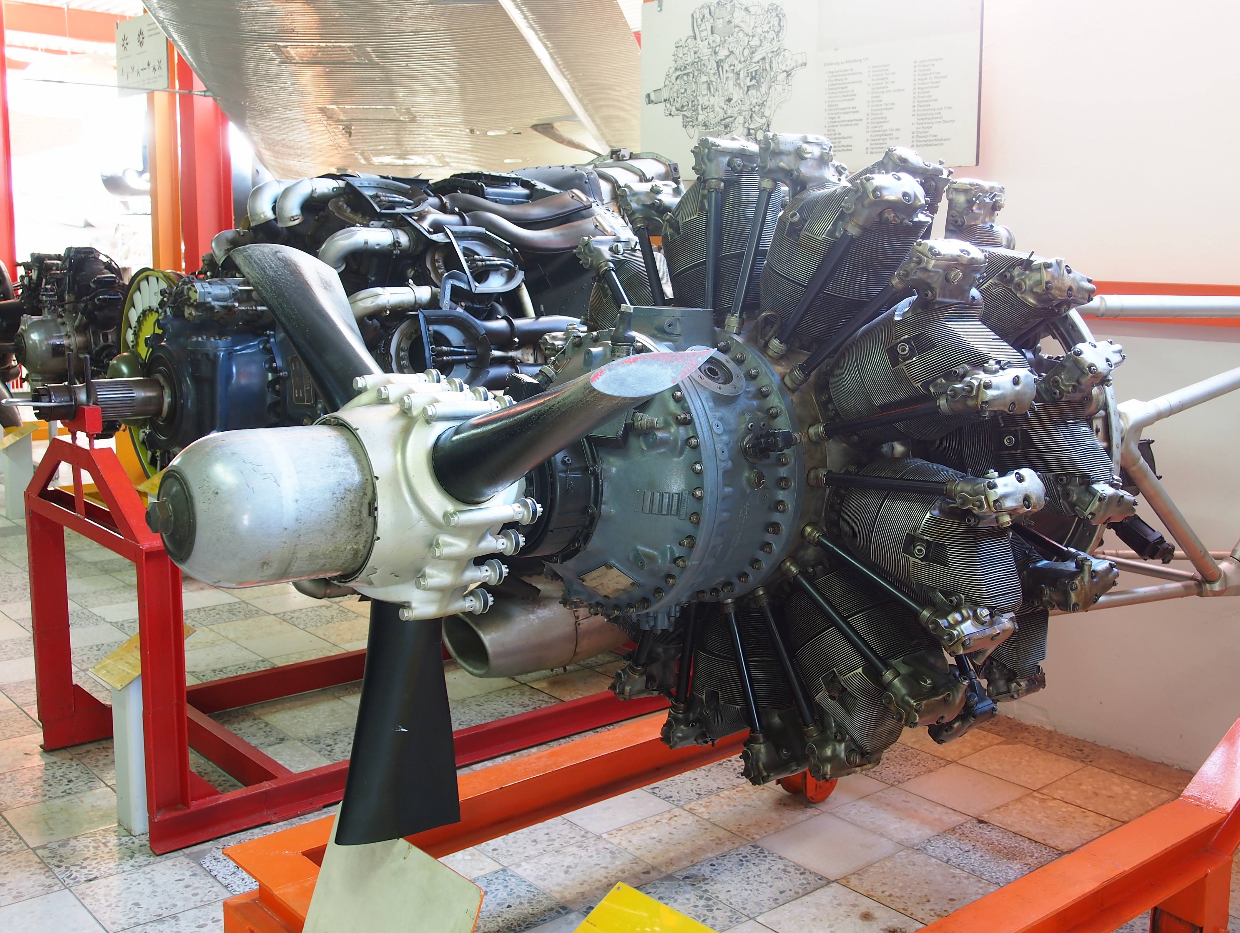 Motor Pratt & Whitney R-2800-CB17 usado en el Douglas DC-6