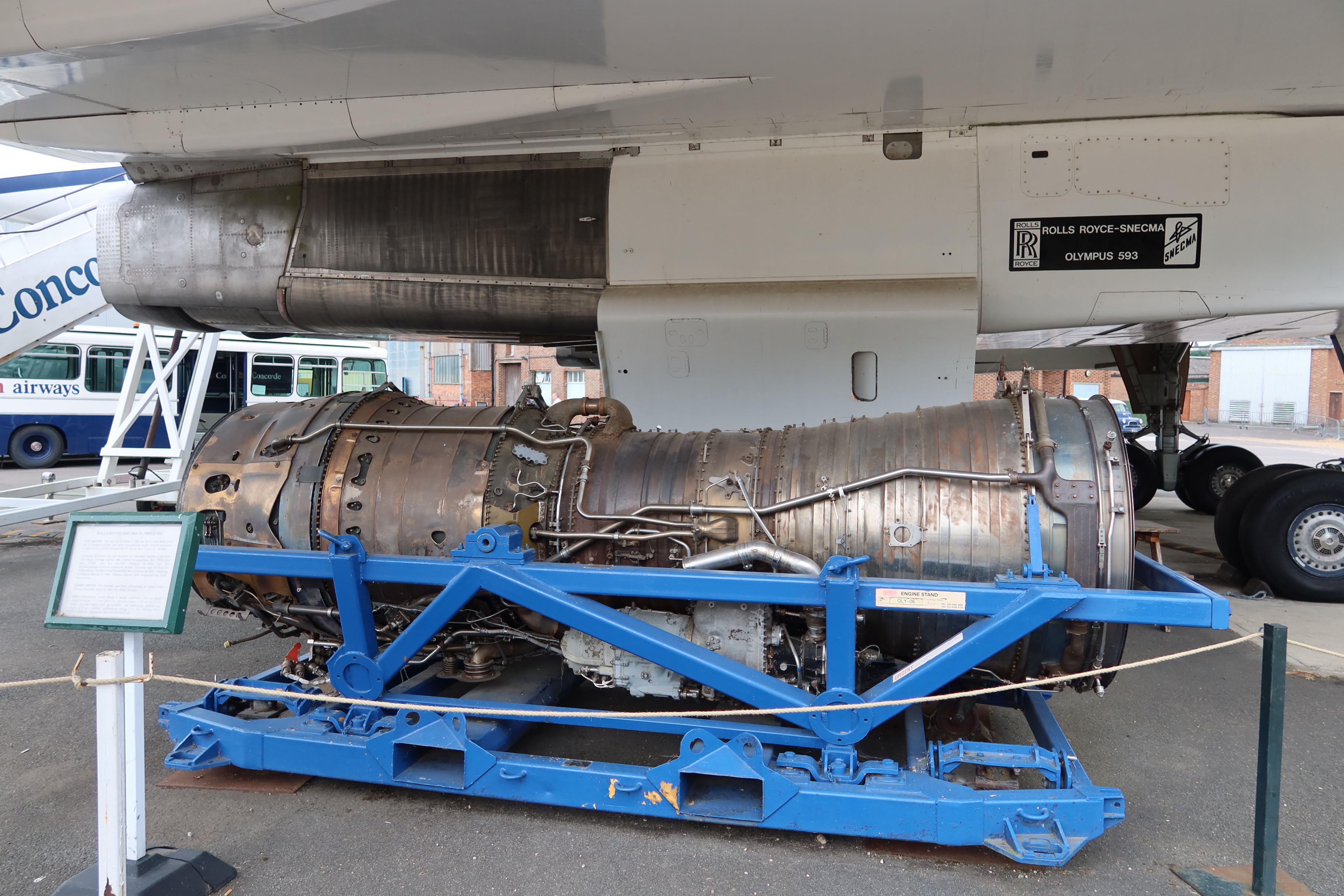 Motor Rolls Royce/Snecma Olympus 593 del Concorde