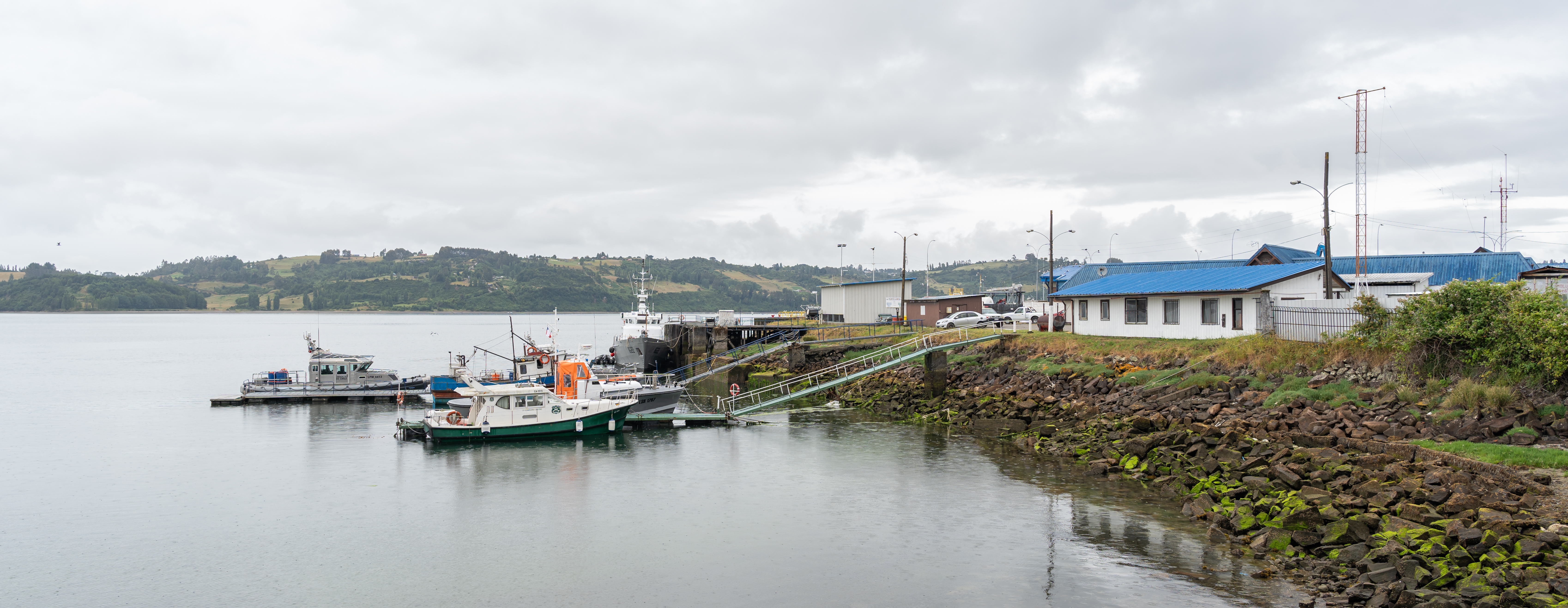 Muelle, Gobernación Marítima, Armada de Chile. Castro, Chiloé A