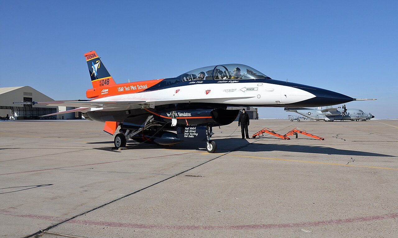 NF-16D VISTA at the USAF Test Pilot School
