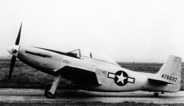 North American XP-51J Mustang 44-76027 (Charles Daniels Collection, SDASM)