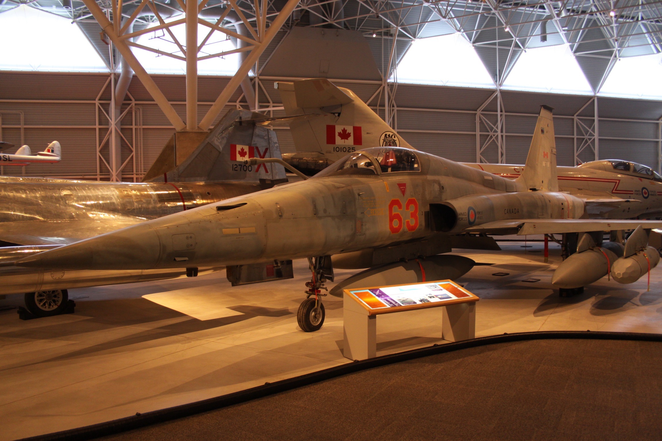 Northrop CF-116A 116763 en el Canada Aviation Museum