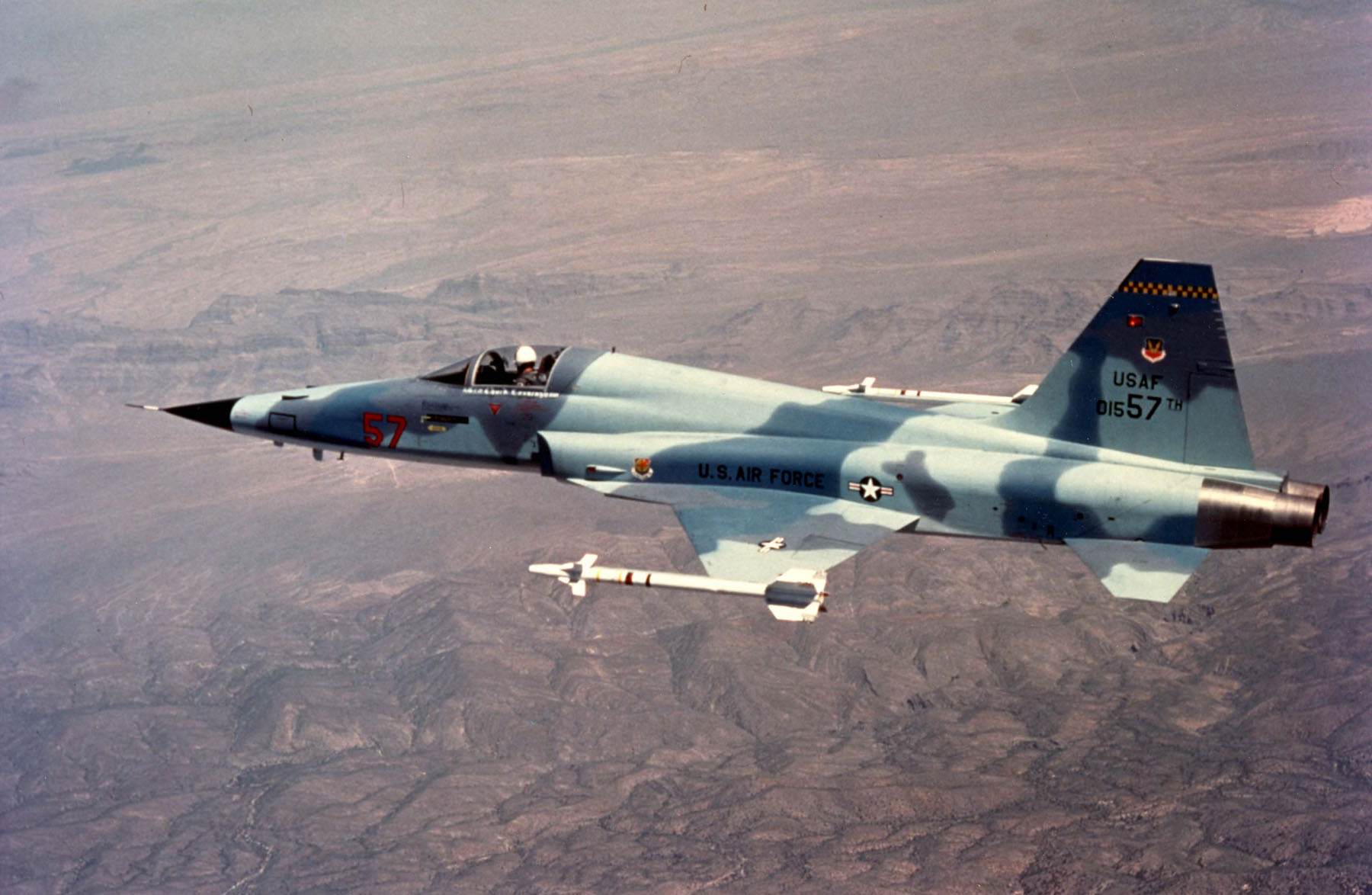 Northrop F-5E (Tail No. 01557) 061006 F-1234S 073