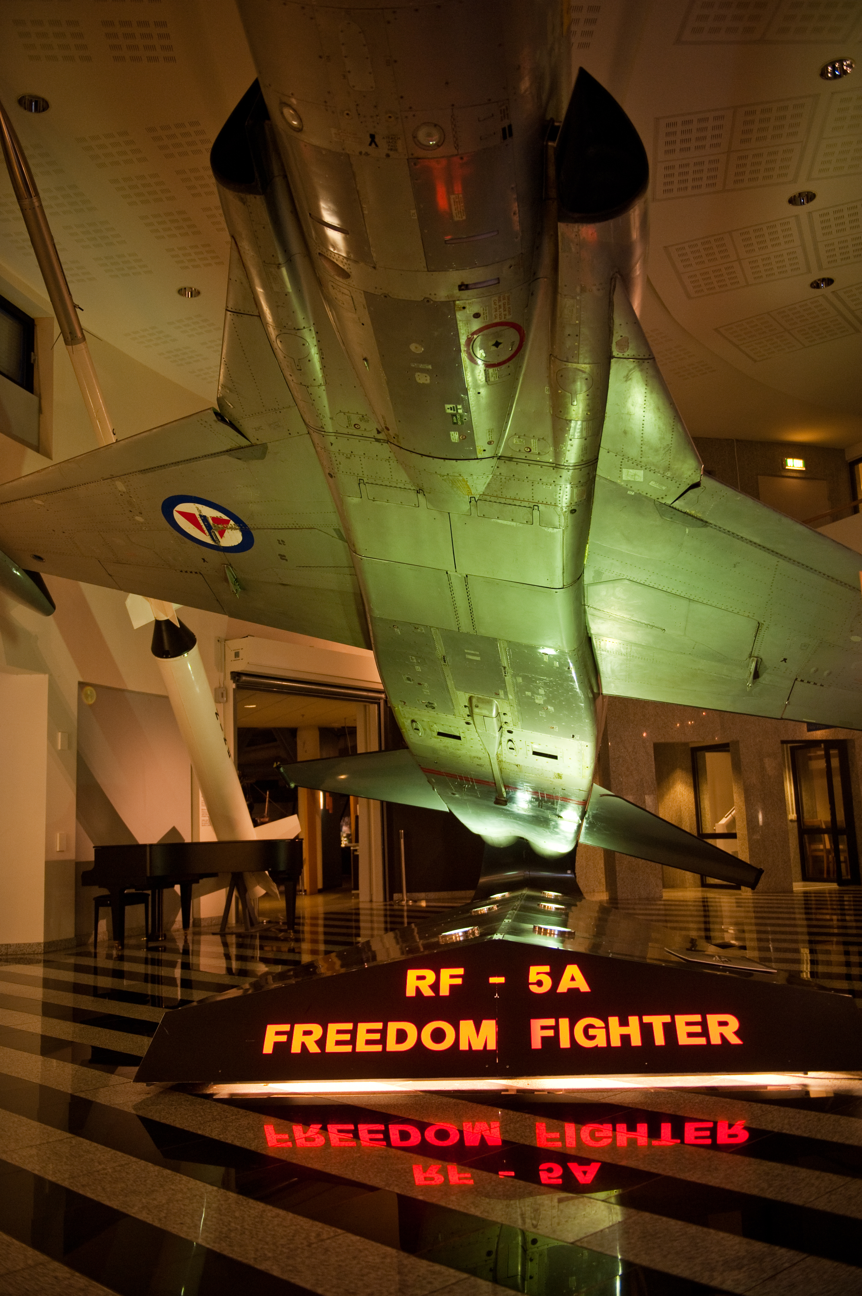 Northrop RF-5A Freedom Fighter en el Norsk Luftfartsmuseum