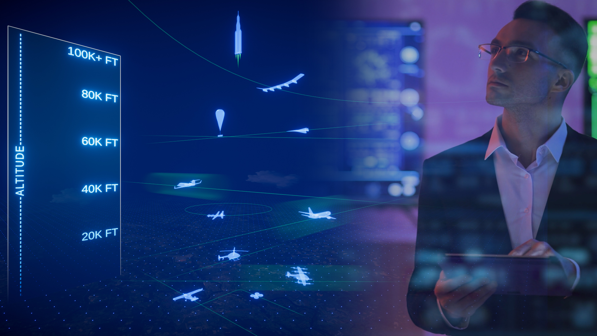 Pianificare uno spazio aereo futuro con mobilità aerea avanzata (spazio aereo futuro)