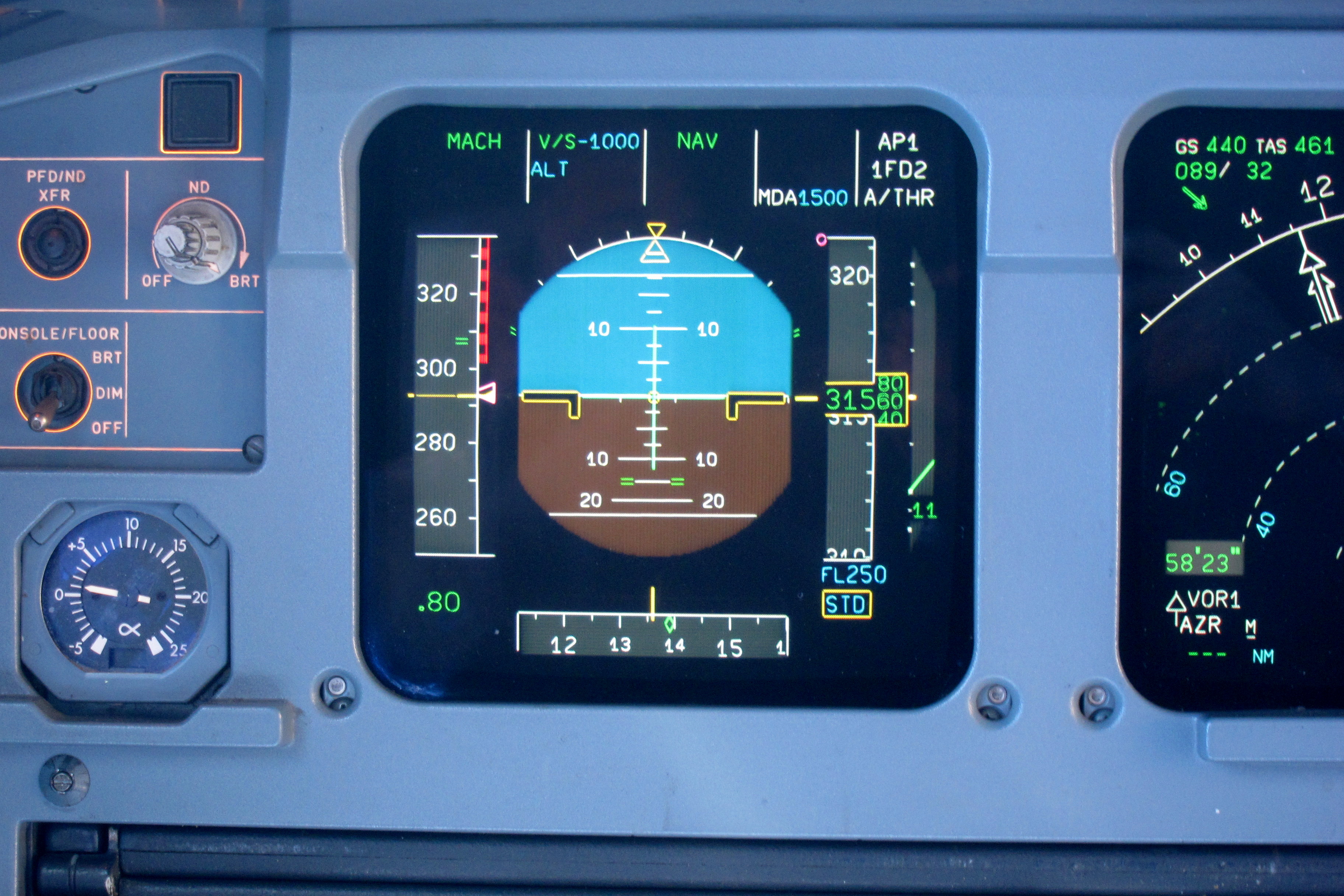 ¿Como es la cabina de un avion?