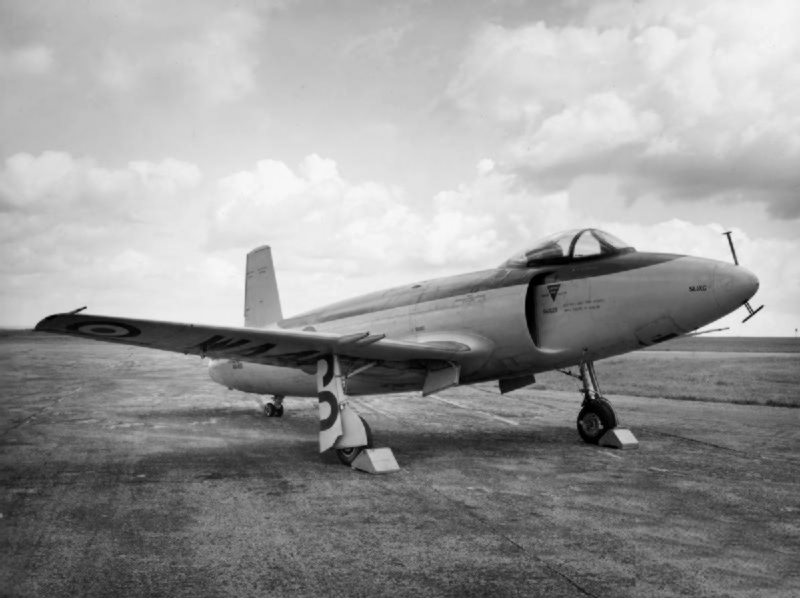 First production Supermarine Attacker F1 for the Royal Navy (July 1950)