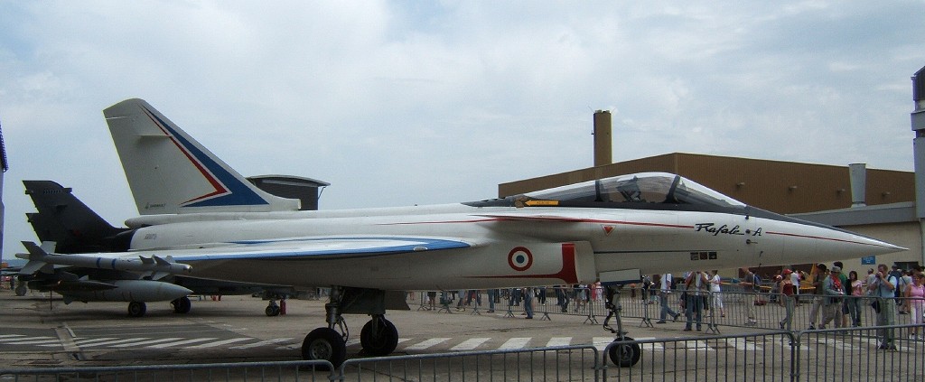 Prototype du Rafale A en exhibición