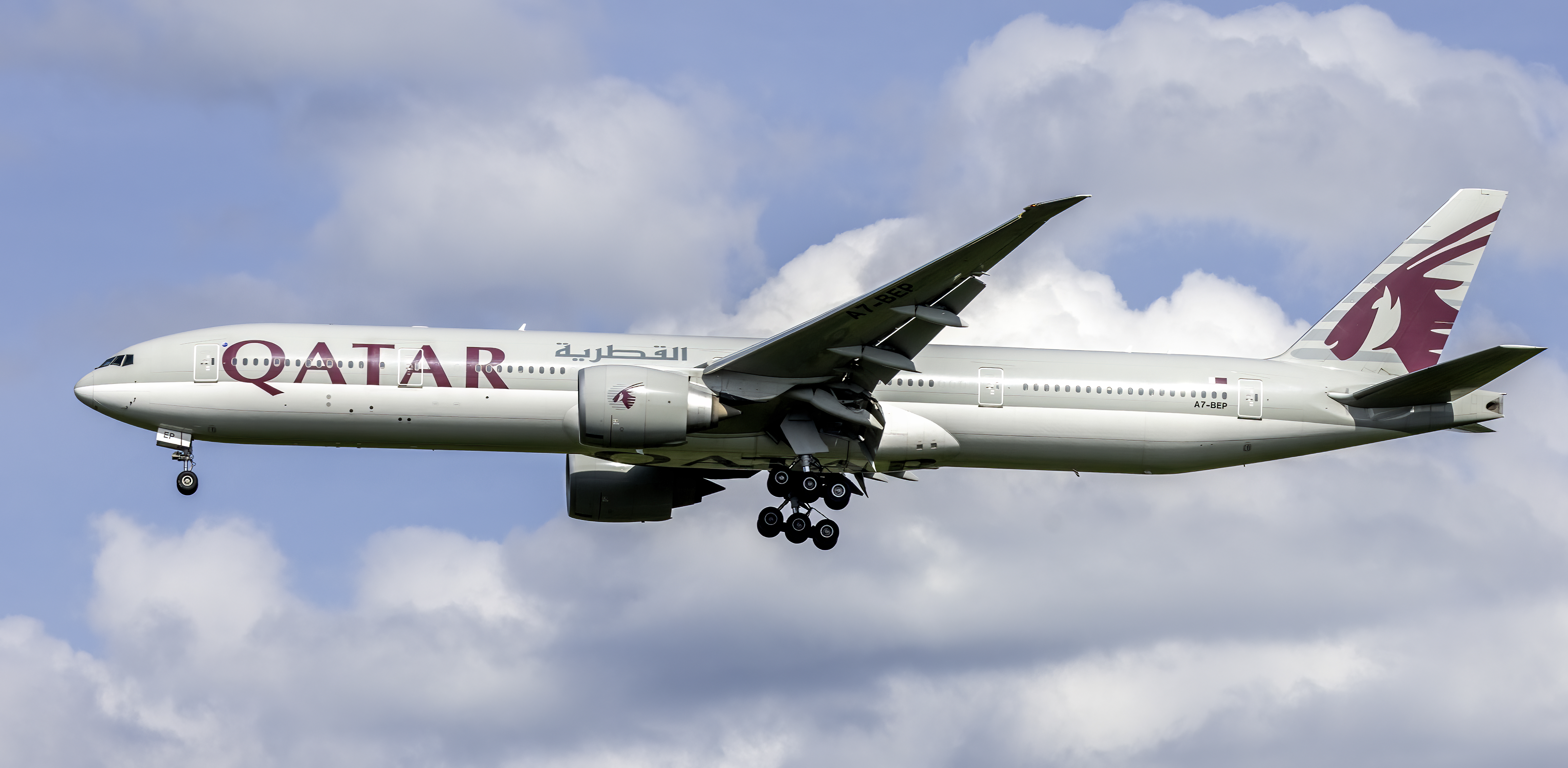 Qatar Boeing 777-300ER A7 BEP IAD VA1