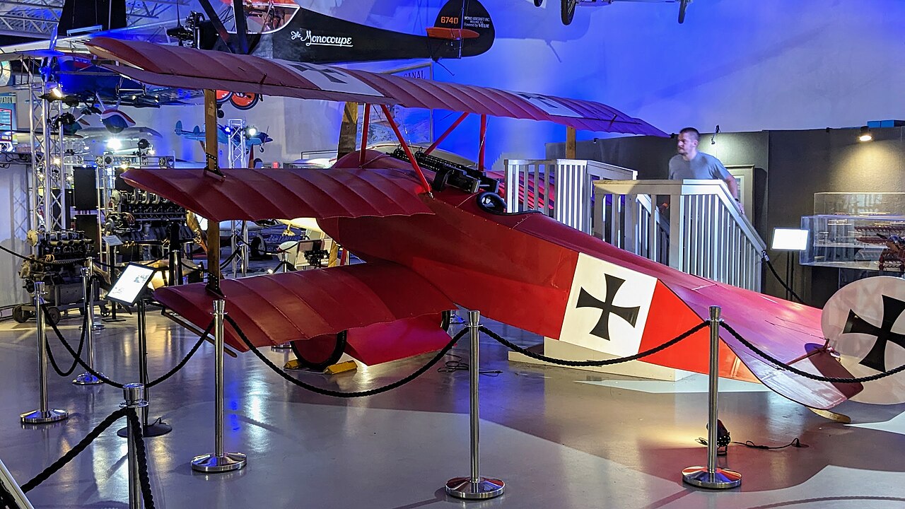 Replica Fokker Dr I at the Hiller Aviation Museum