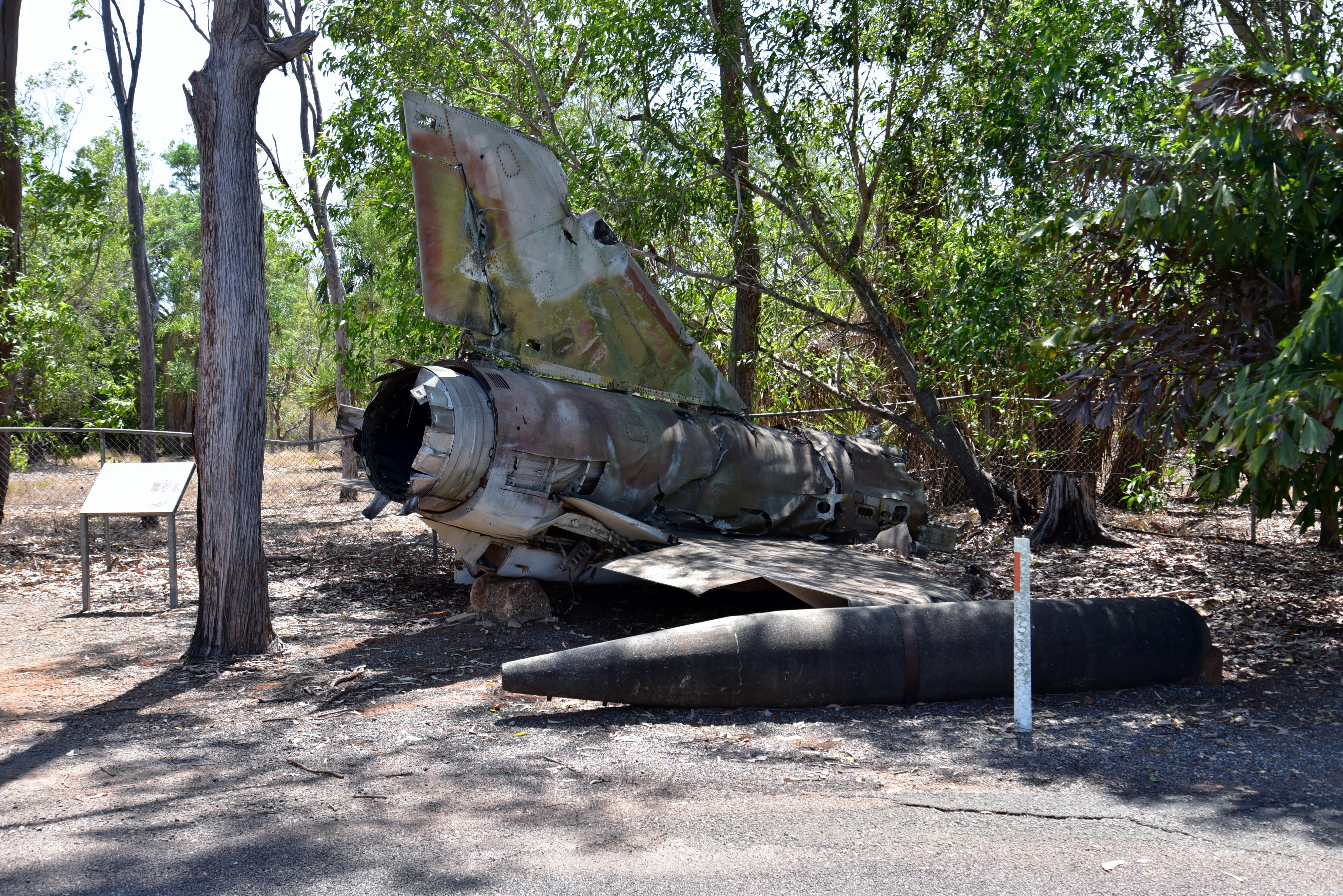 RAAF Dassault Mirage IIID A3-105 (restos), Darwin Aviation Museum, 2023 (01)