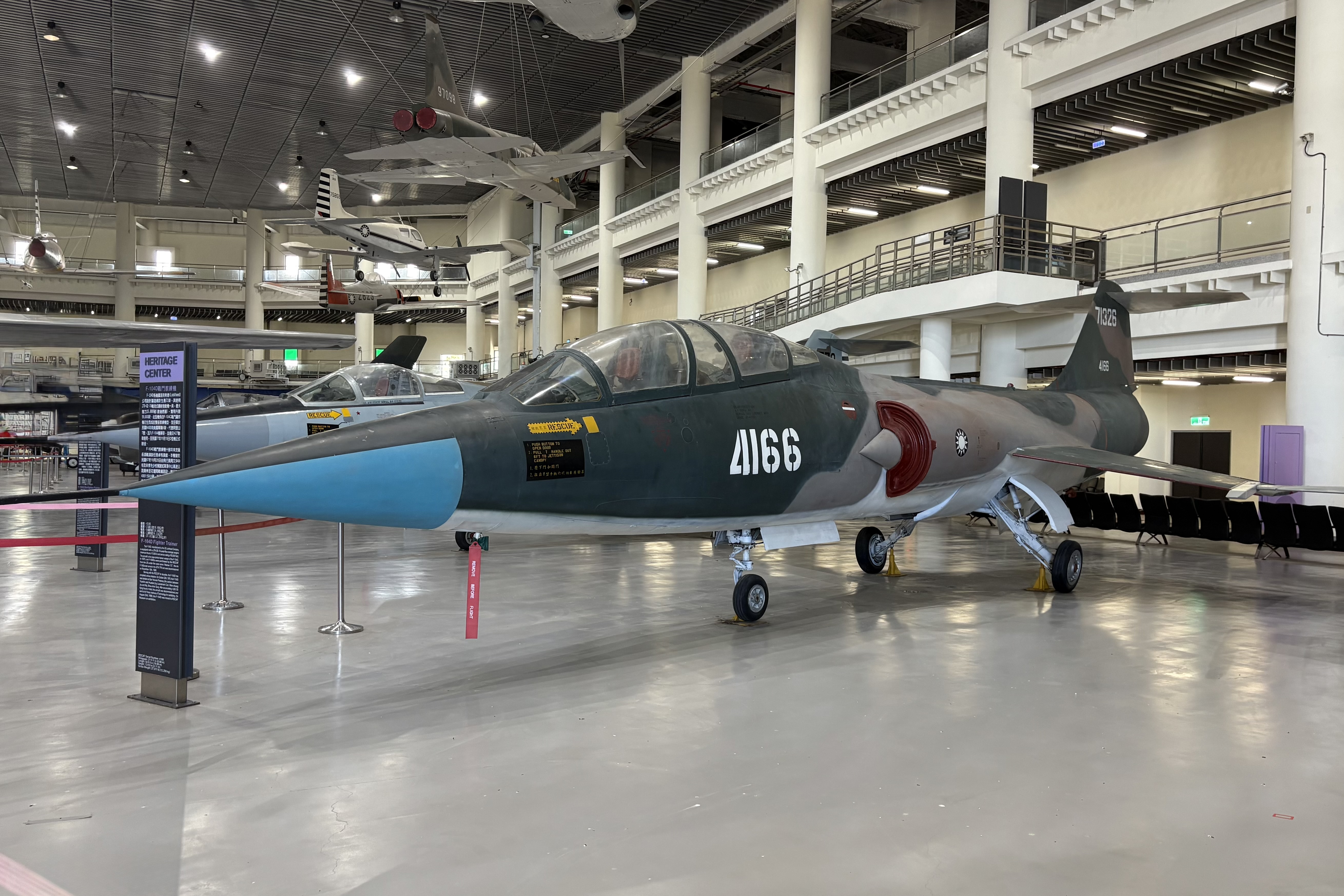 ROCAF F-104D(4166)星式戰鬥機