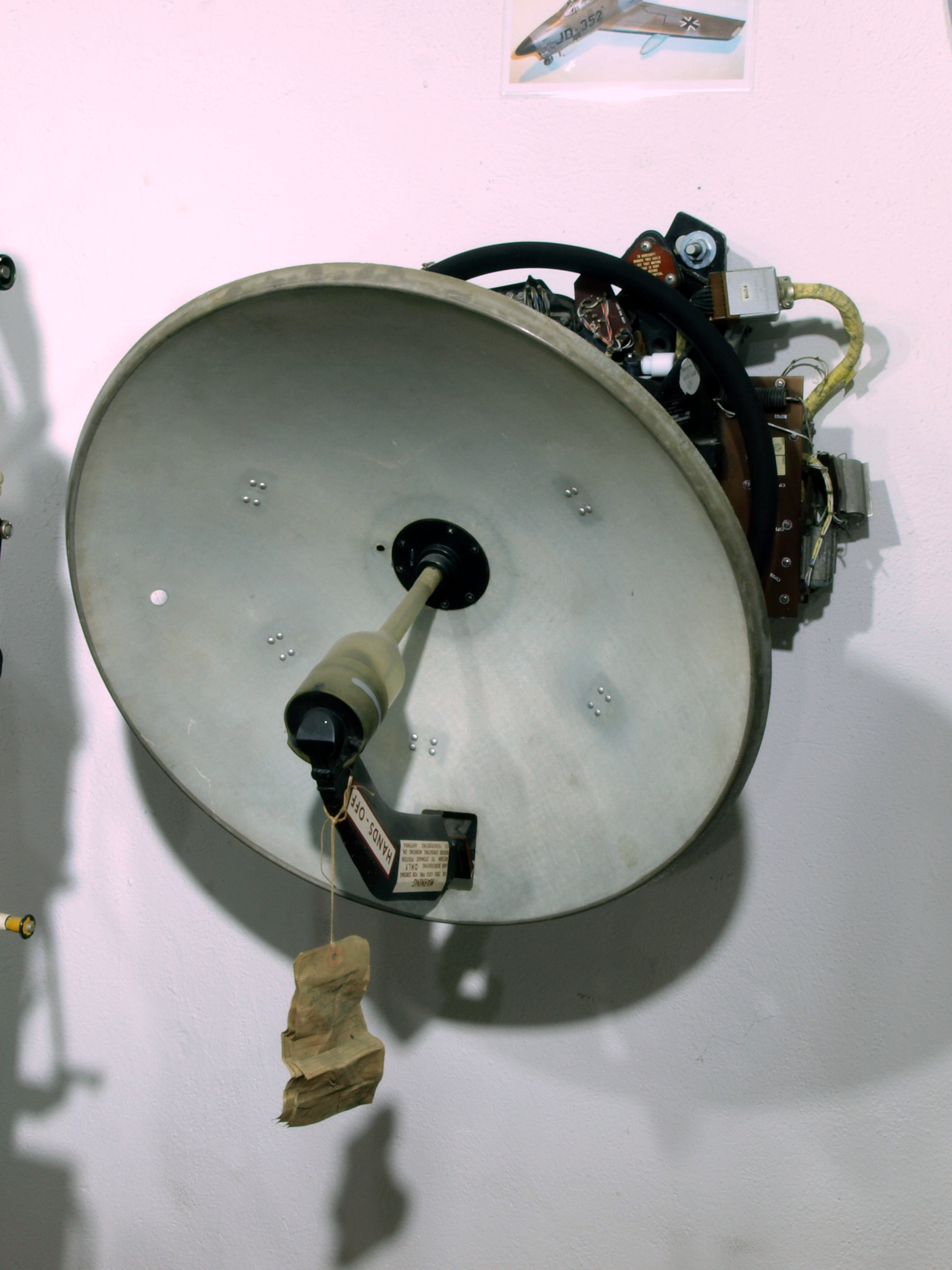Radar dish of a F-86K