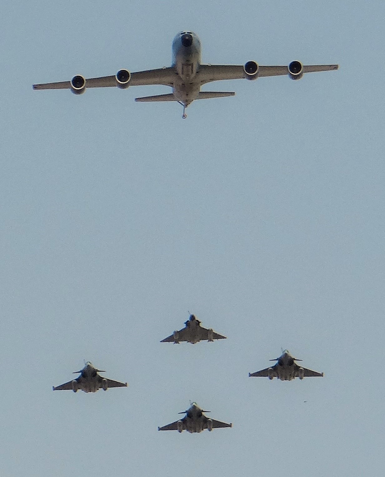 Rafale B, EC 1/4 Gascogne, desfile aéreo 14 de julio de 2018, París