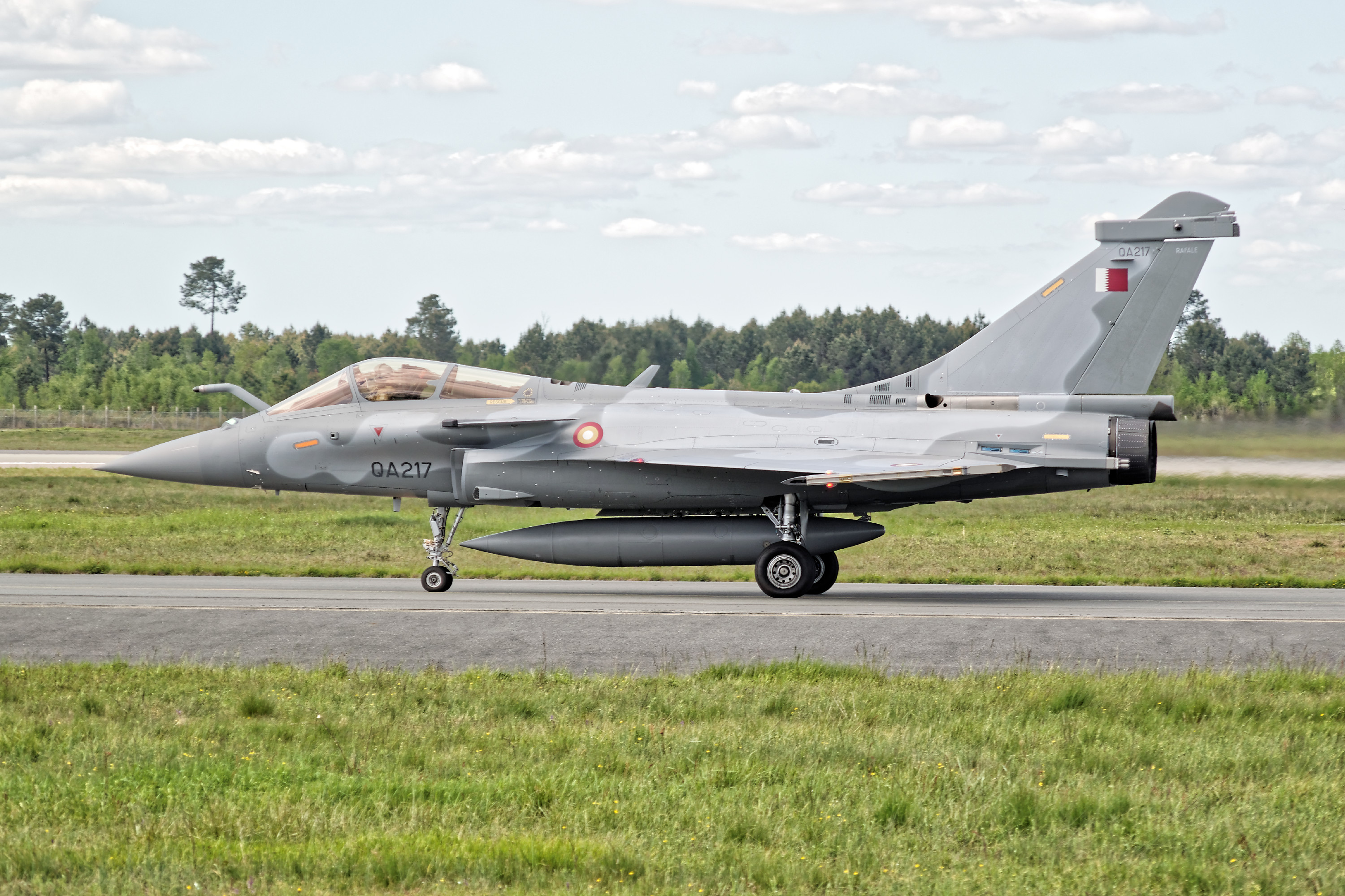 Rafale EQ QA217 de la Qatar Emiri Air Force à Bordeaux