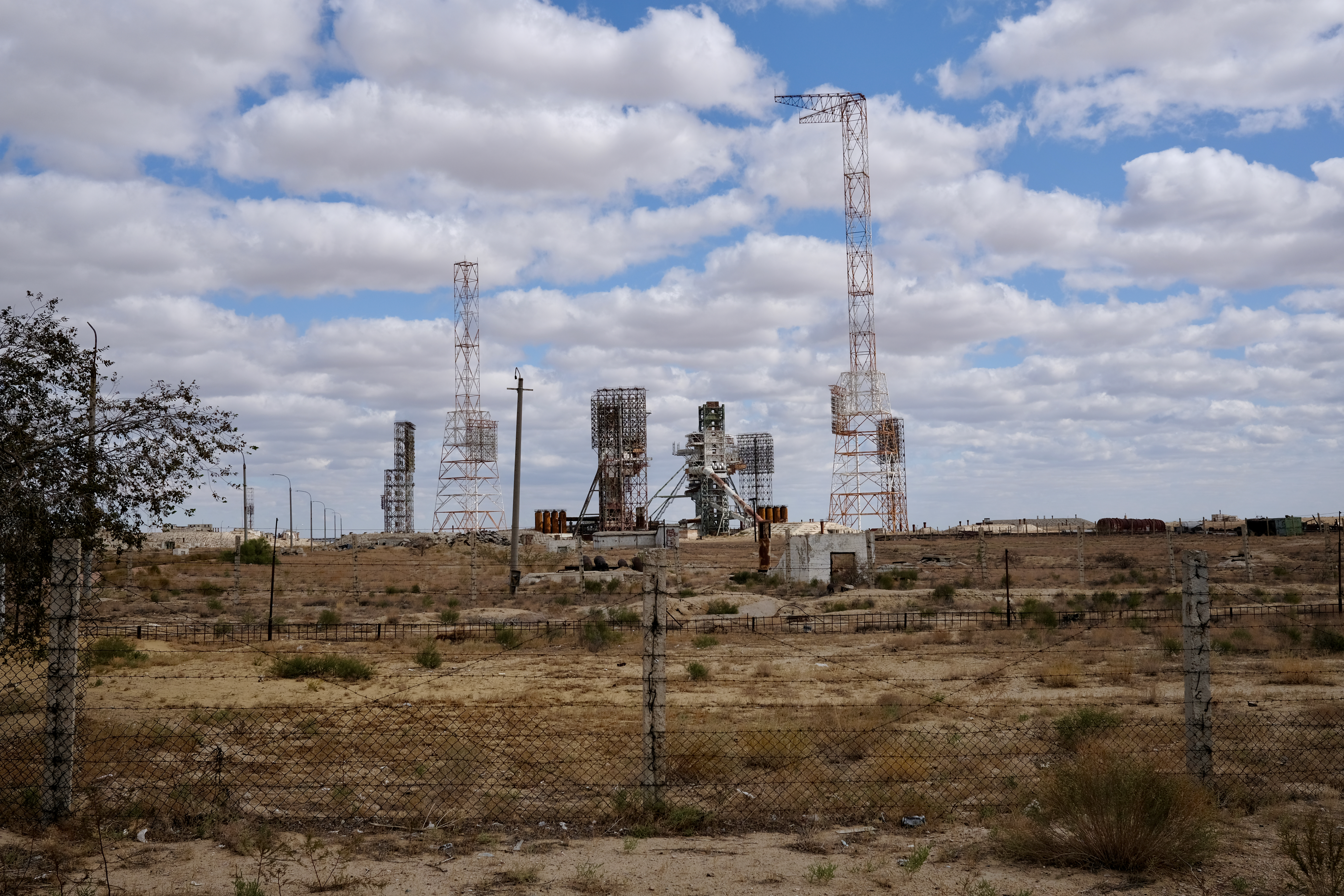 Remains of the N1 launch complex at Baikonur