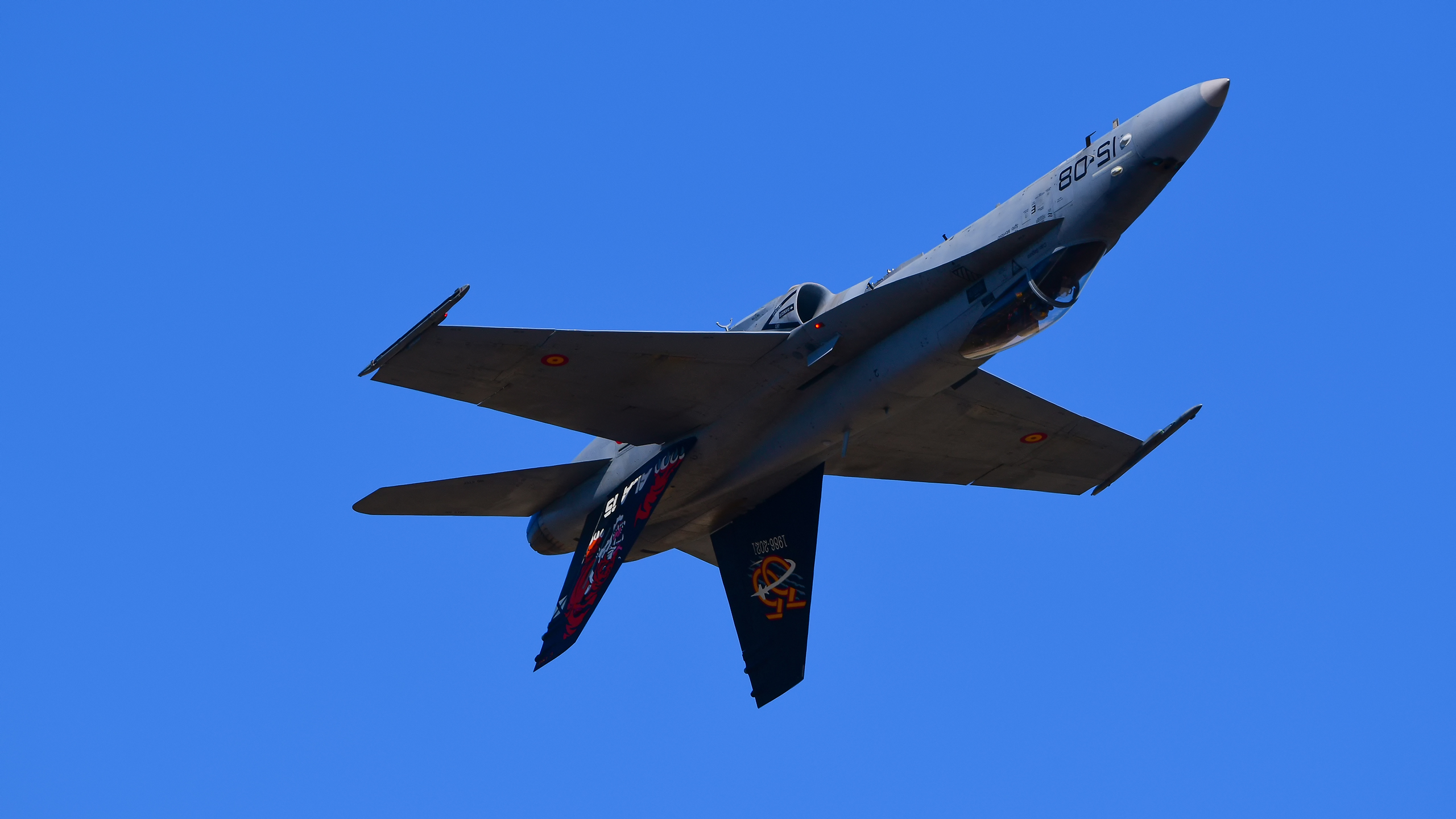 Riat 2022 - Spanish Air Force - Mc Donnell Douglas EF-18M Hornet DSC 2802