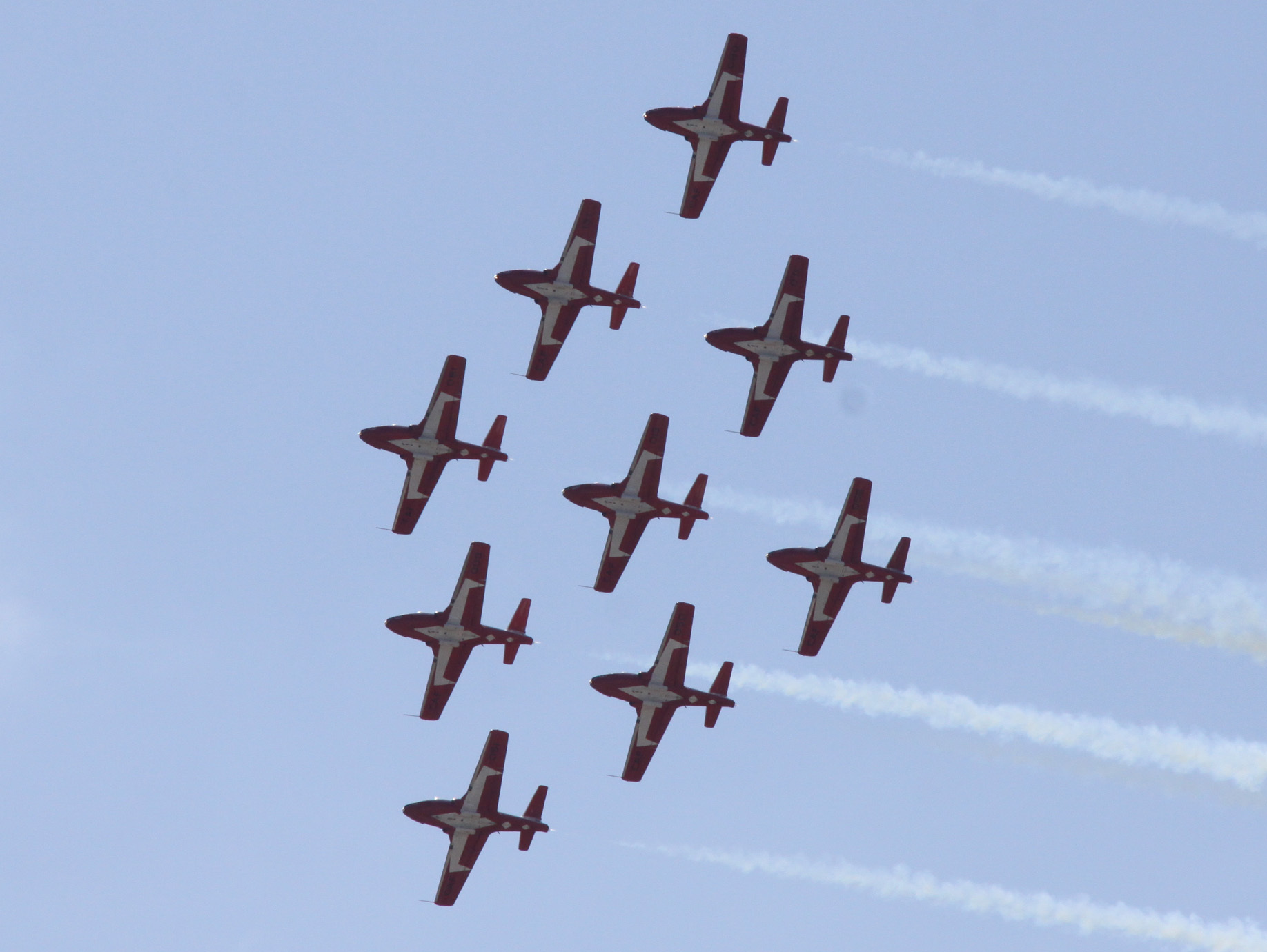 Royal Canadian Air Force Snowbirds at Kennedy Space Center