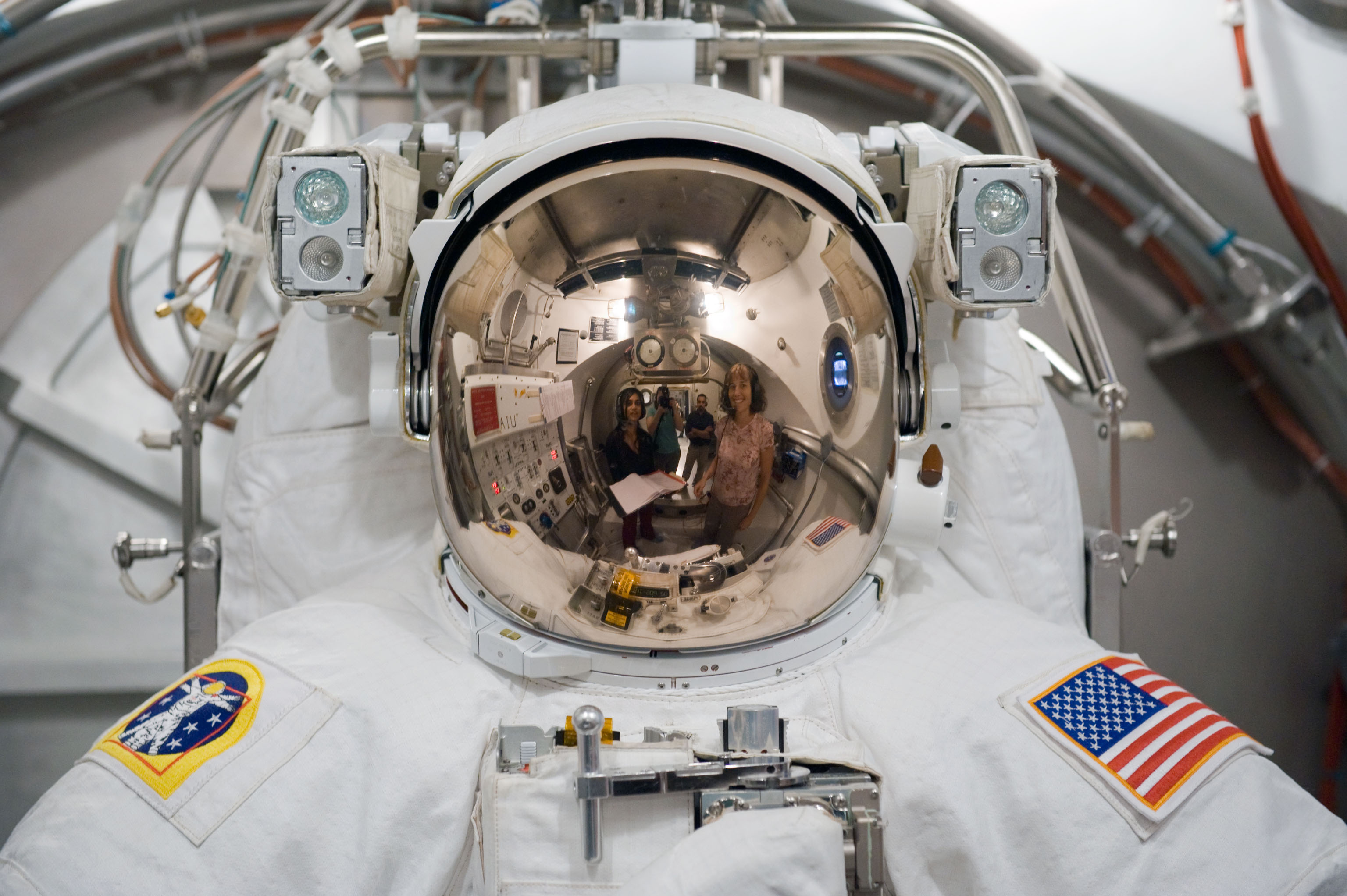 STS-131 Spacesuit Fit Check 2
