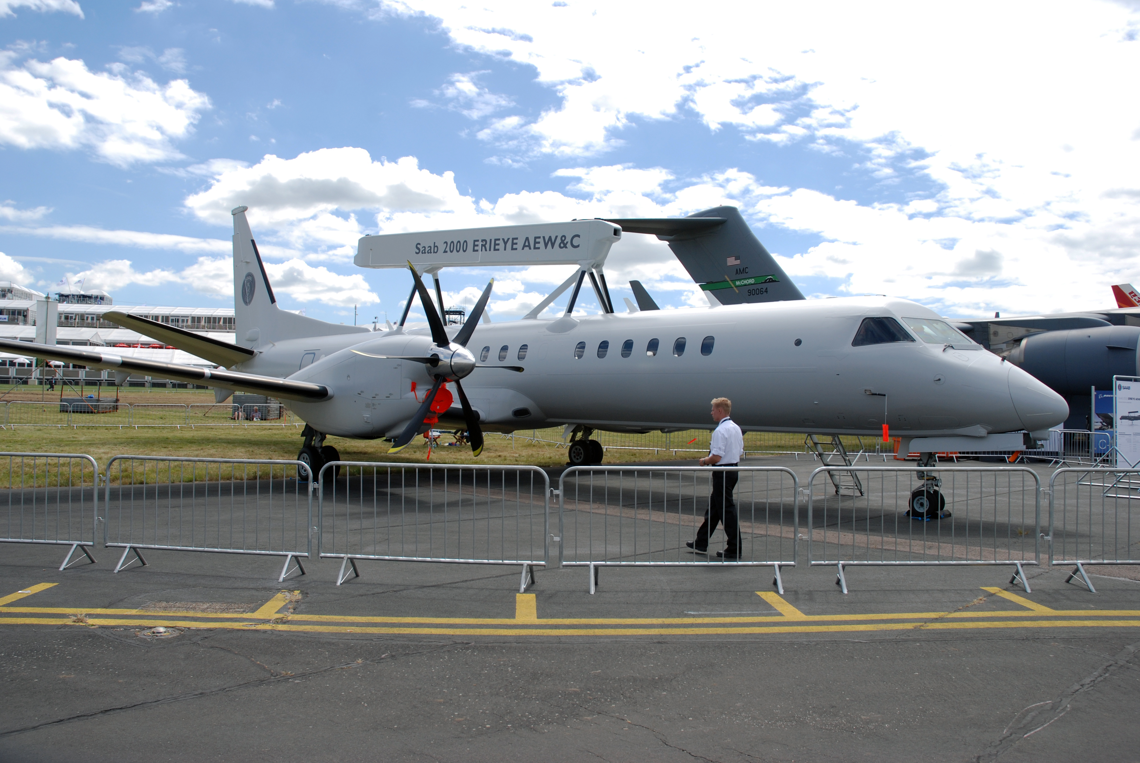 Saab 2000 AEW&C expuesto