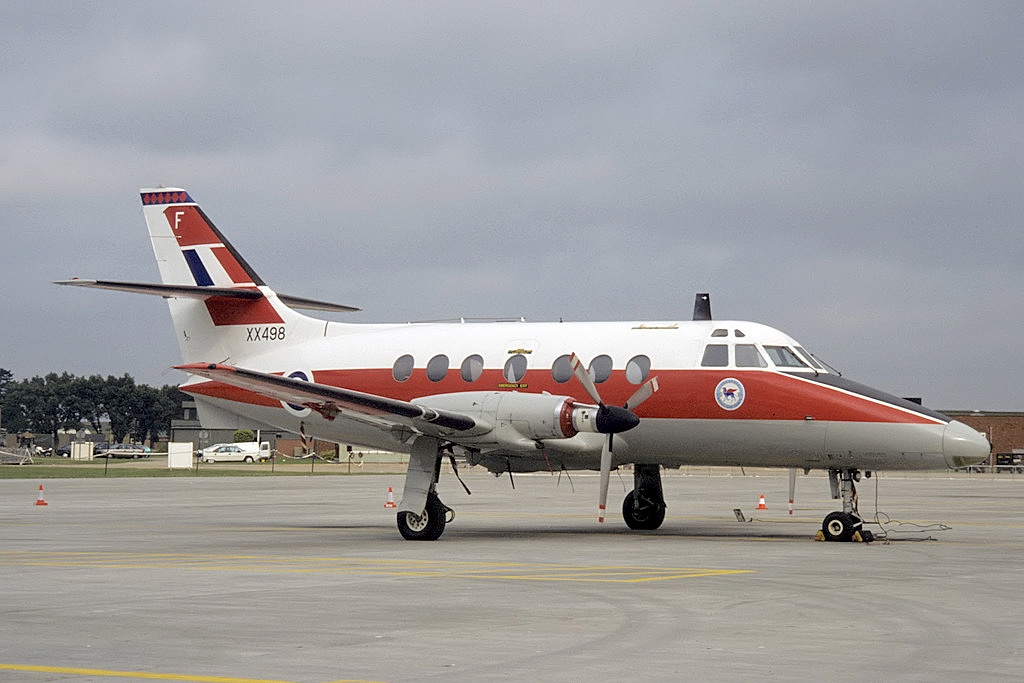 Scottish Aviation Jetstream T 1 XX498, 45 Squadron, RAF Cranwell