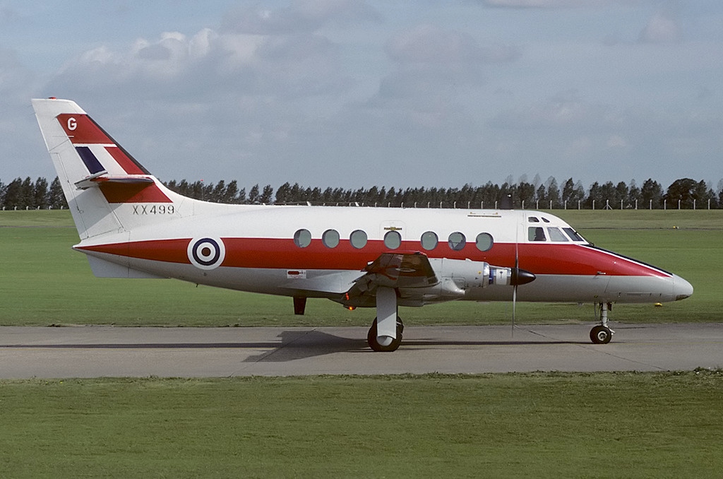 Scottish Aviation Jetstream T 1 XX499, 6 FTS, RAF Finningley