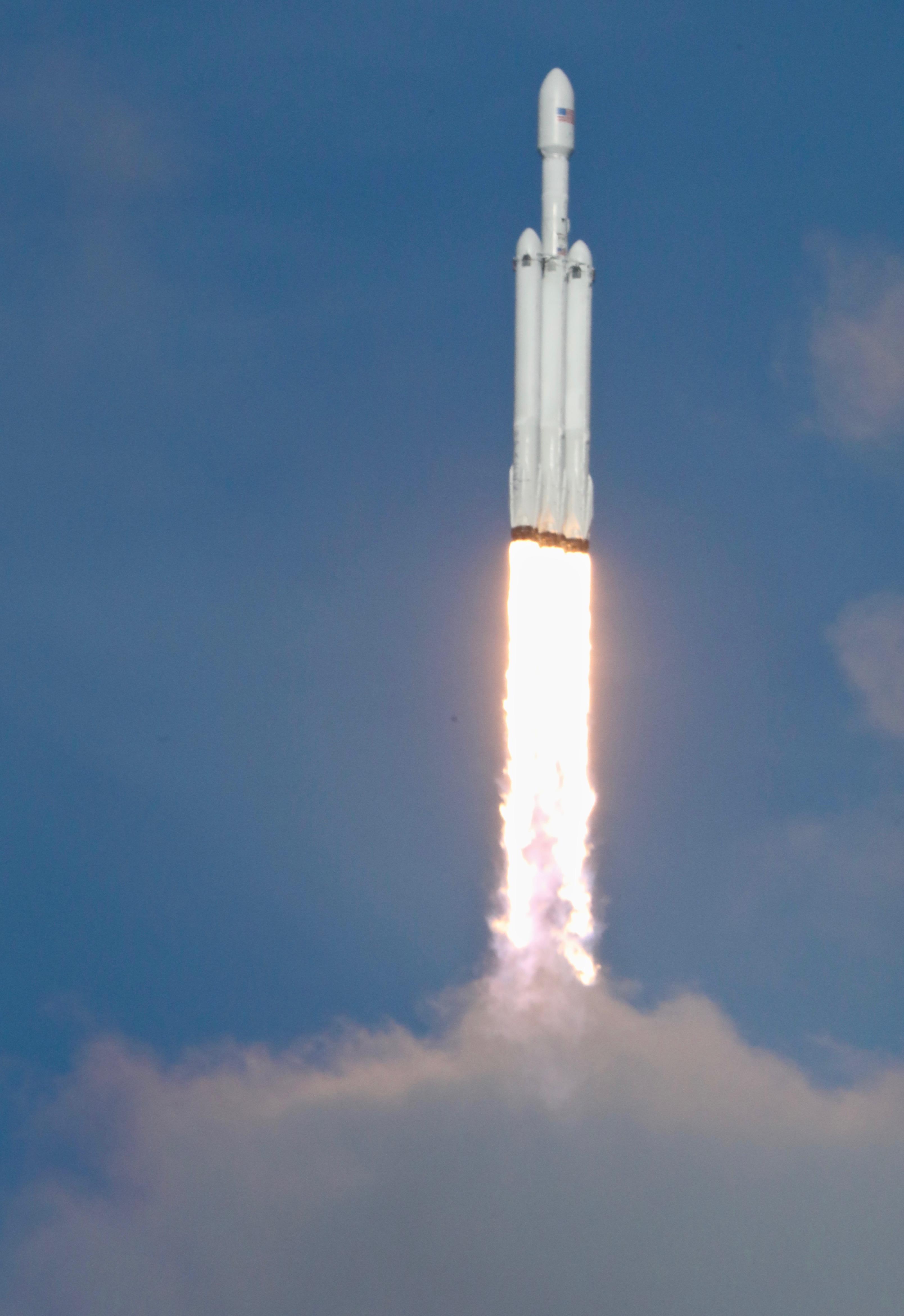 Décollage de Space X Falcon Heavy (5 sur 7)