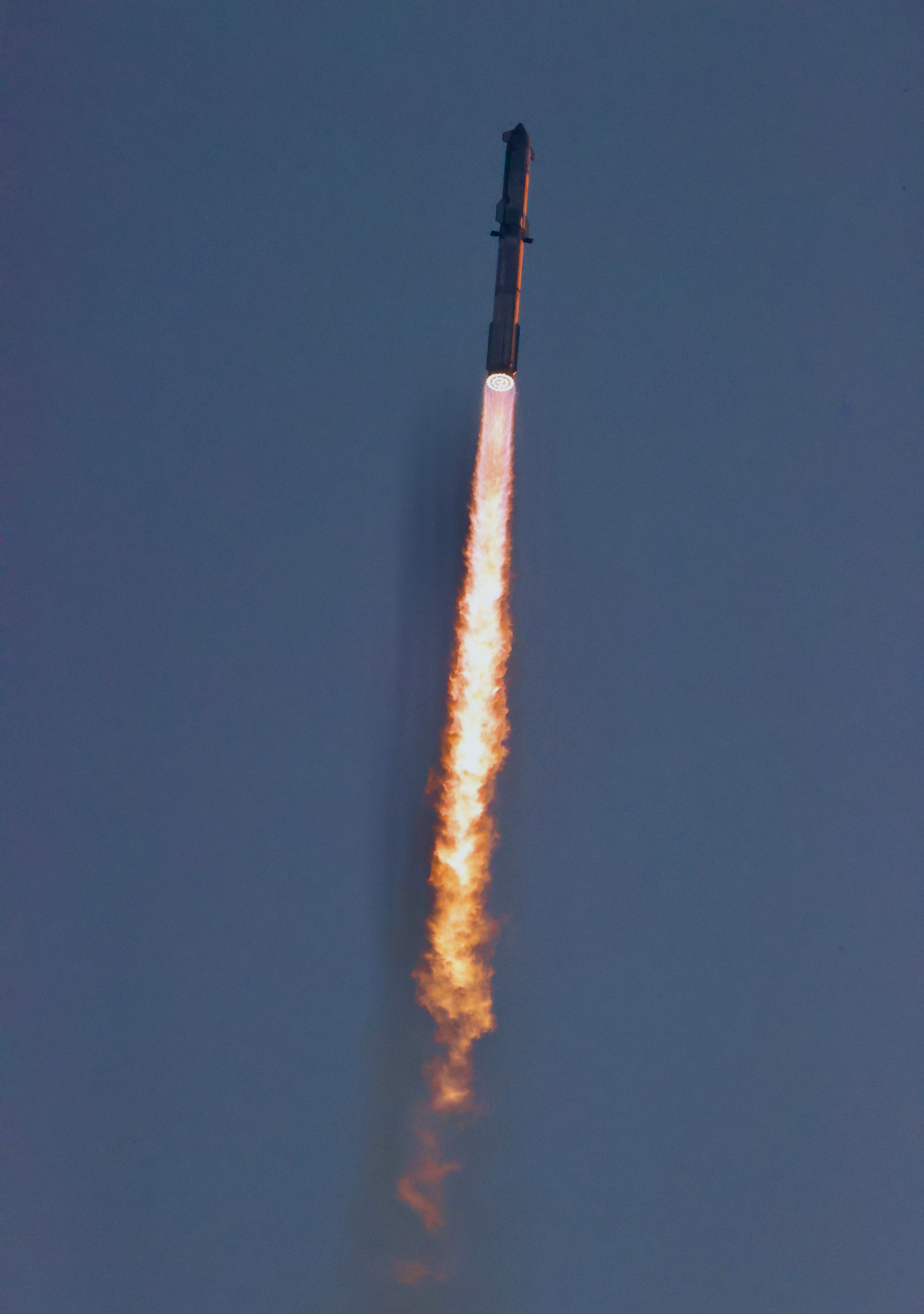 Space X Starship during IFT-5