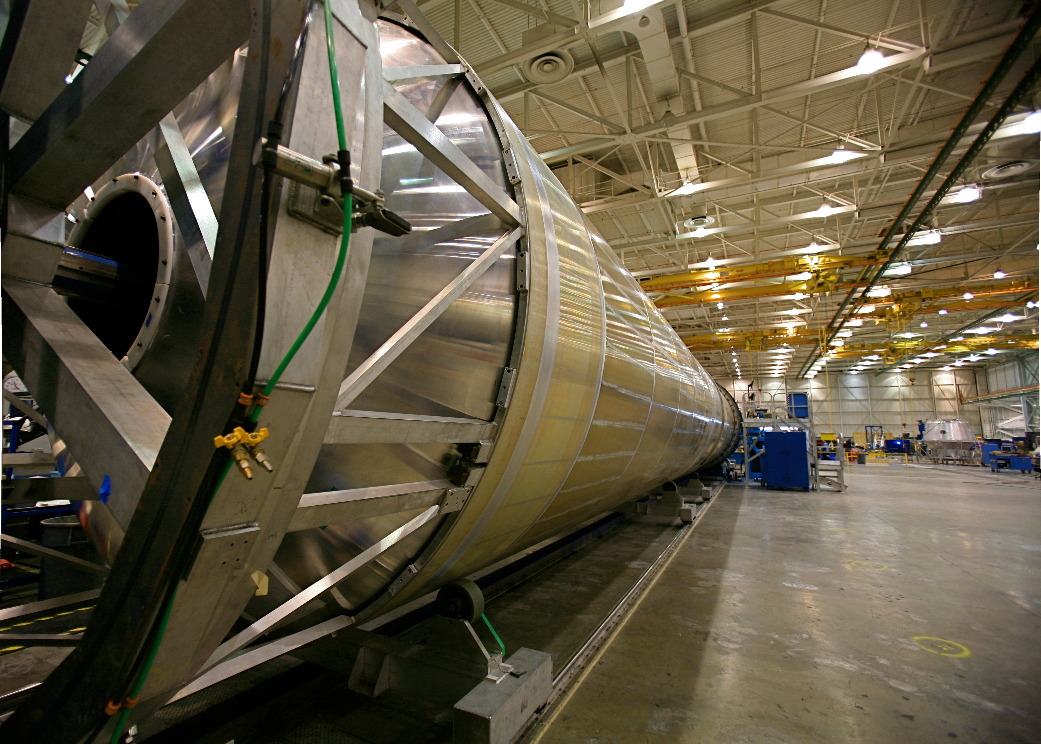 SpaceX factory Falcon 9 booster tank