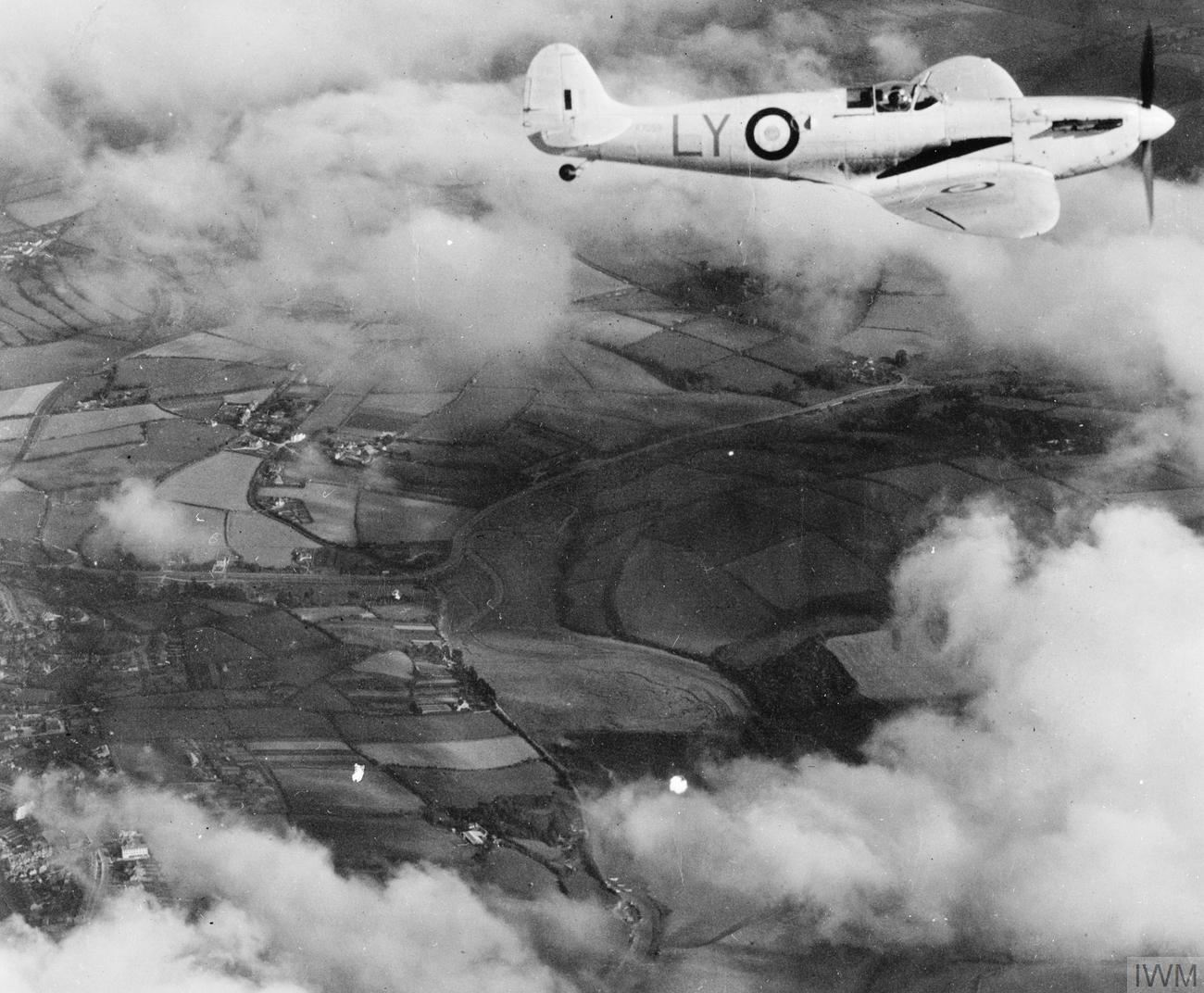 Spitfire 1 PRU RAF in volo, c. 1941