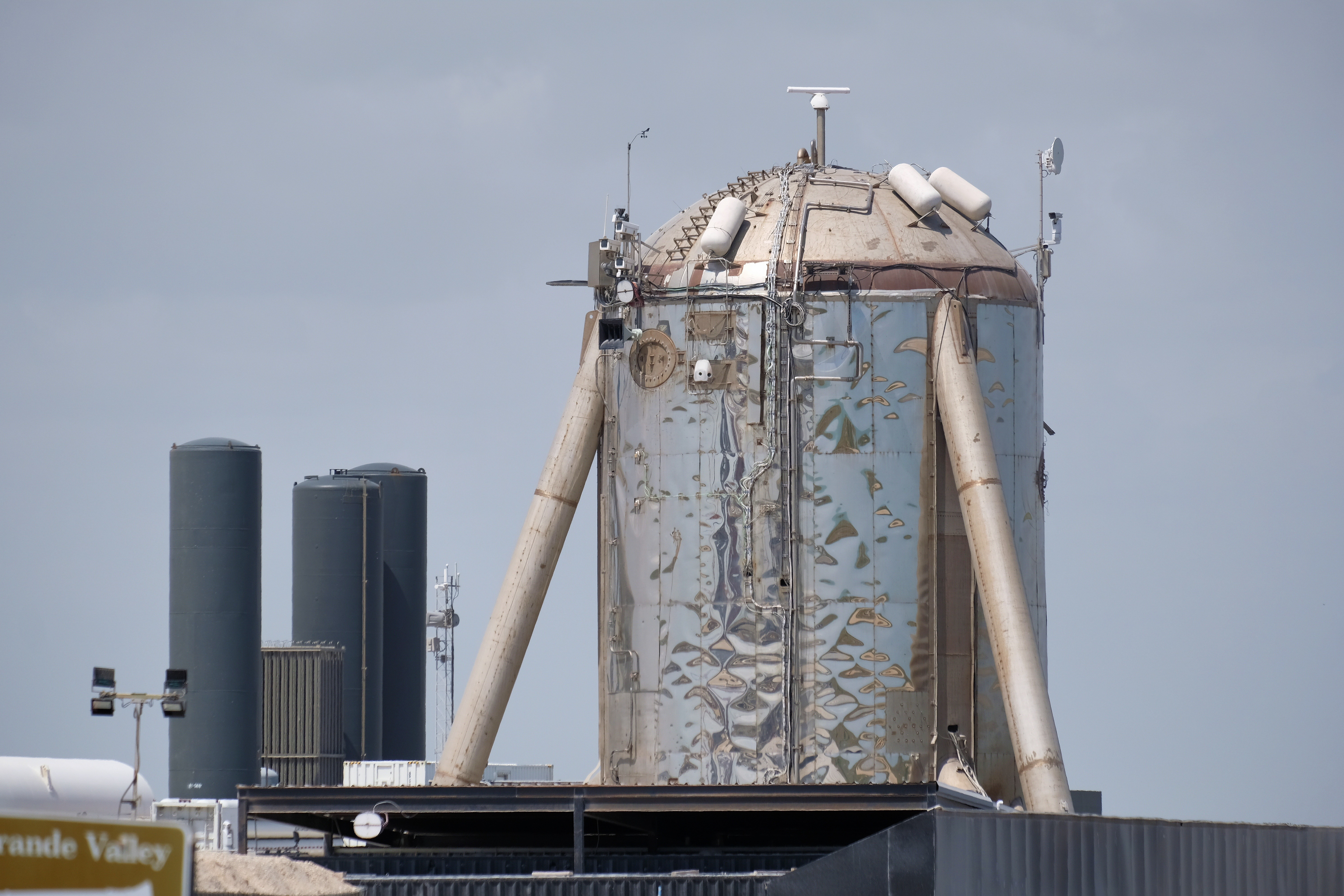 Starhopper repurposed as a sensor mount