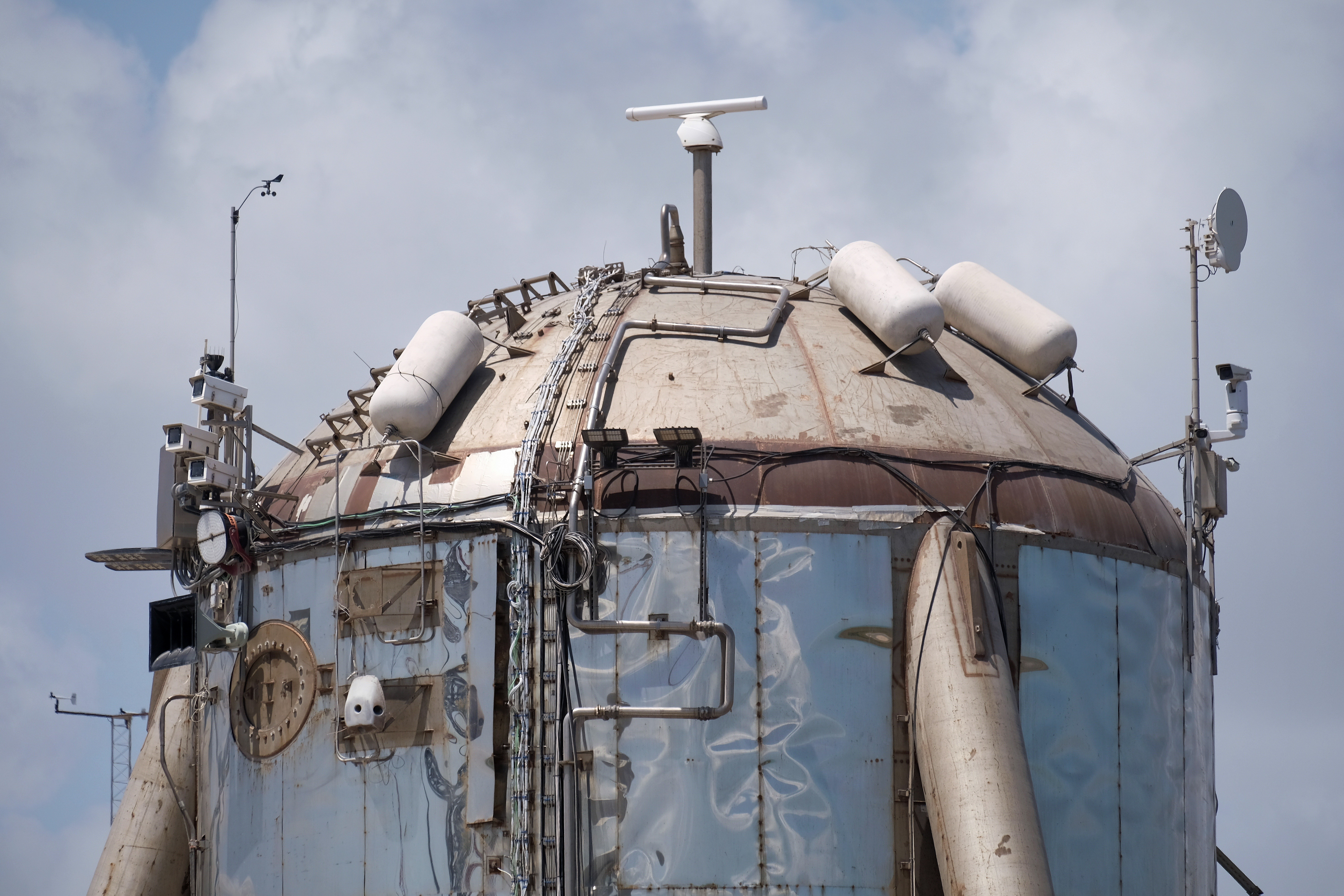 Starhopper sensors, detailed view