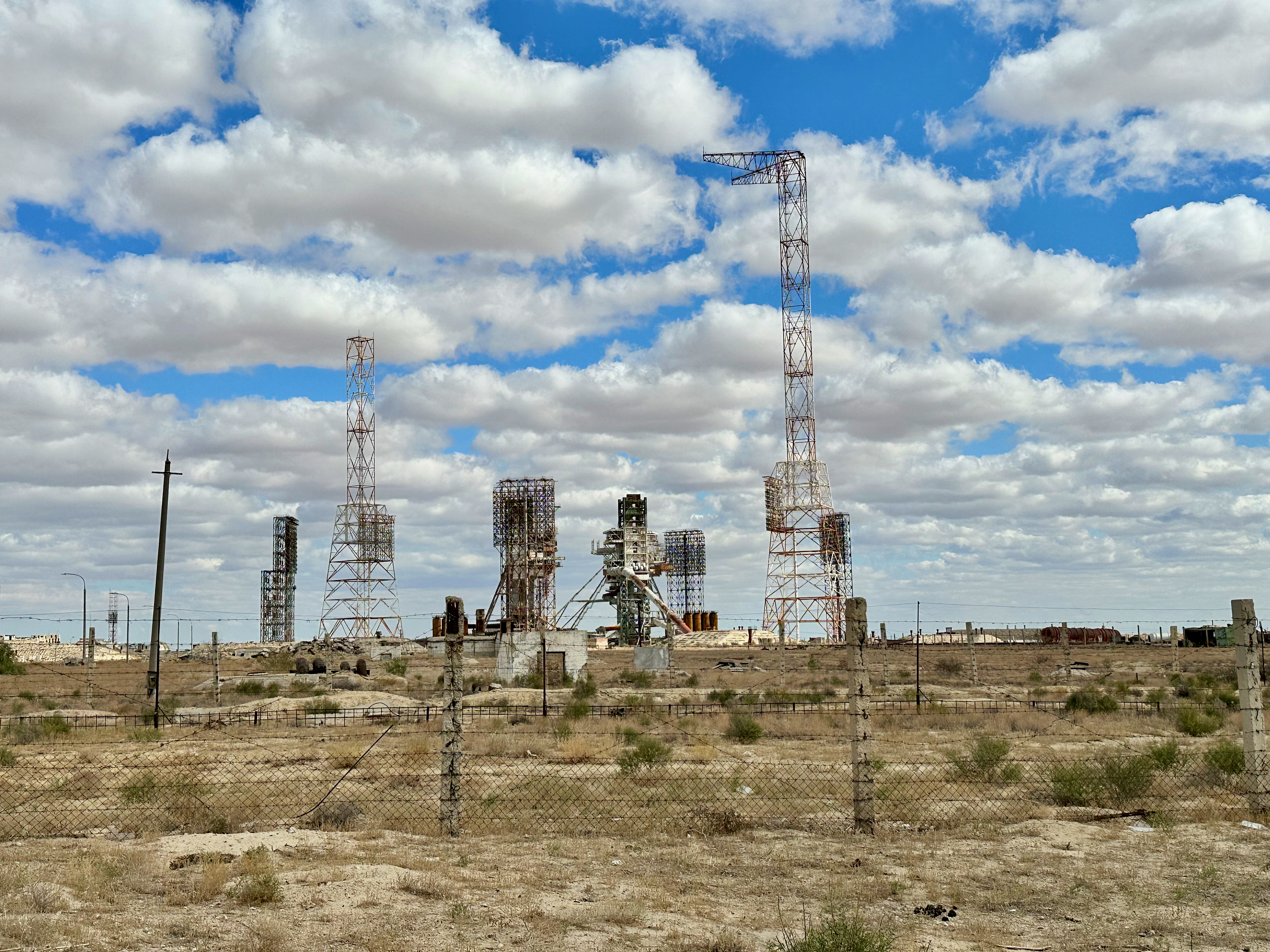 Structures of the N1 launch complex at Baikonur