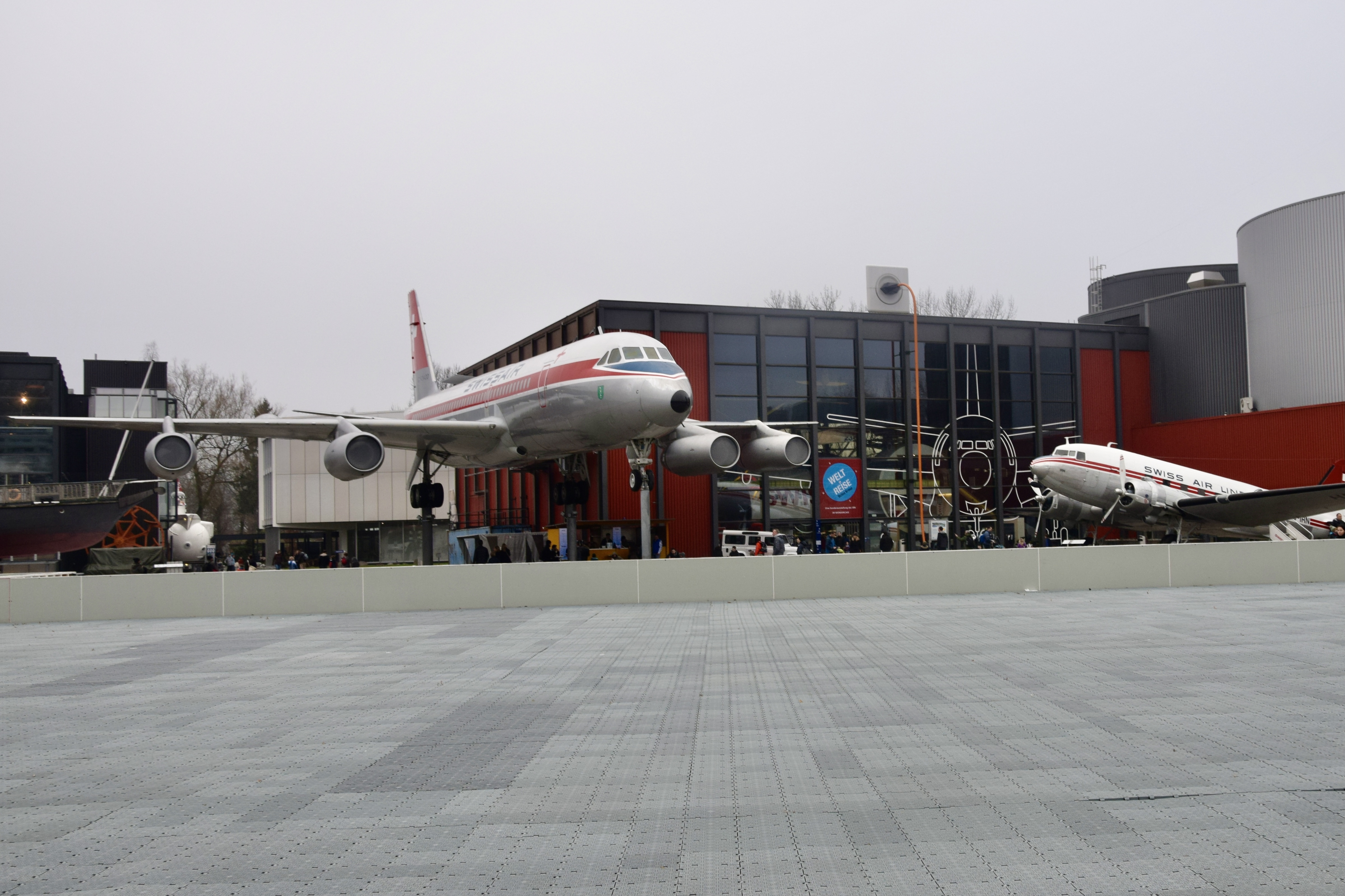Swissair Convair CV-990 Coronado HB ICC at Swiss Transport Museum, Lucerne (Ank Kumar) 02