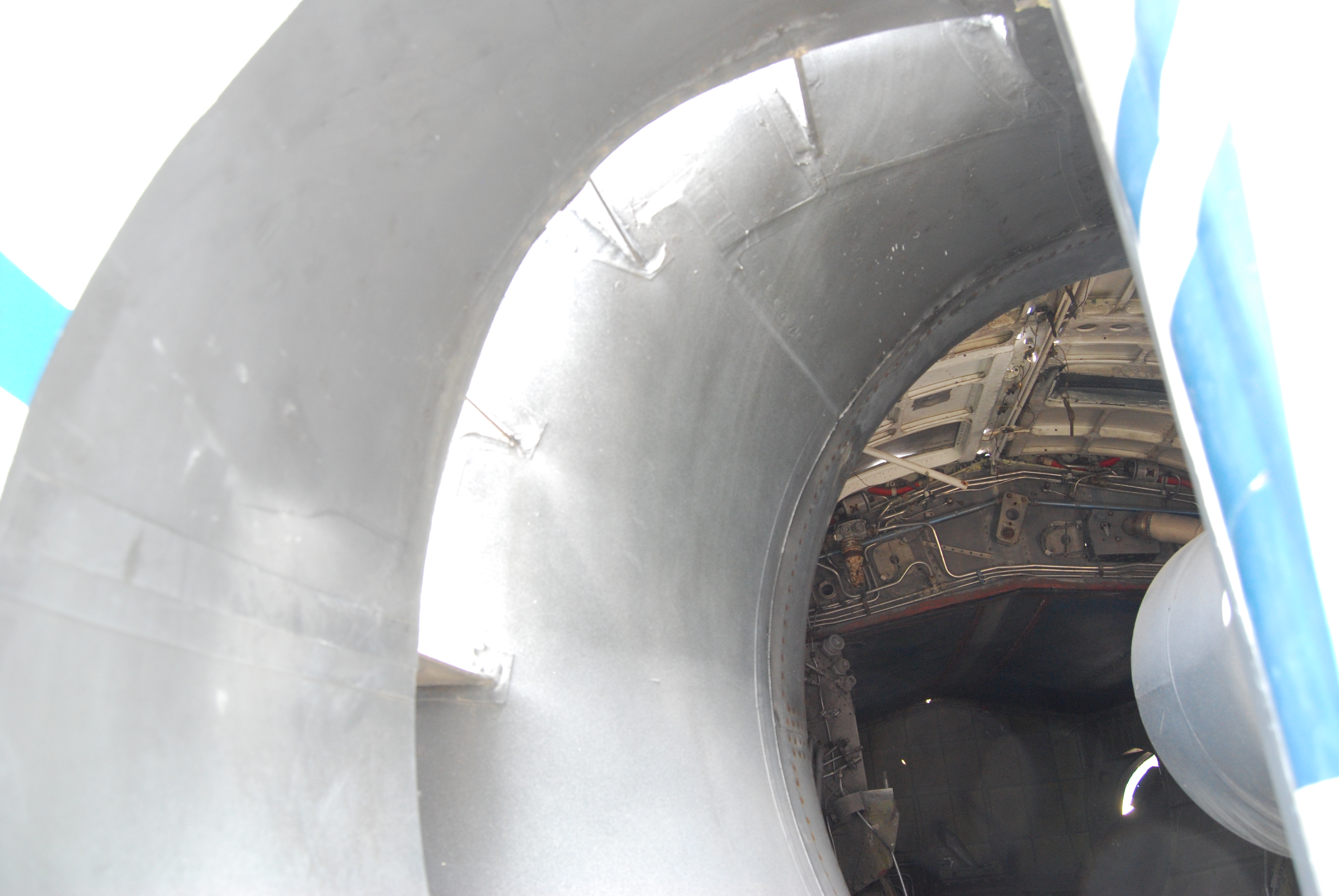 TAV-8A Harrier: interior de la toma de aire