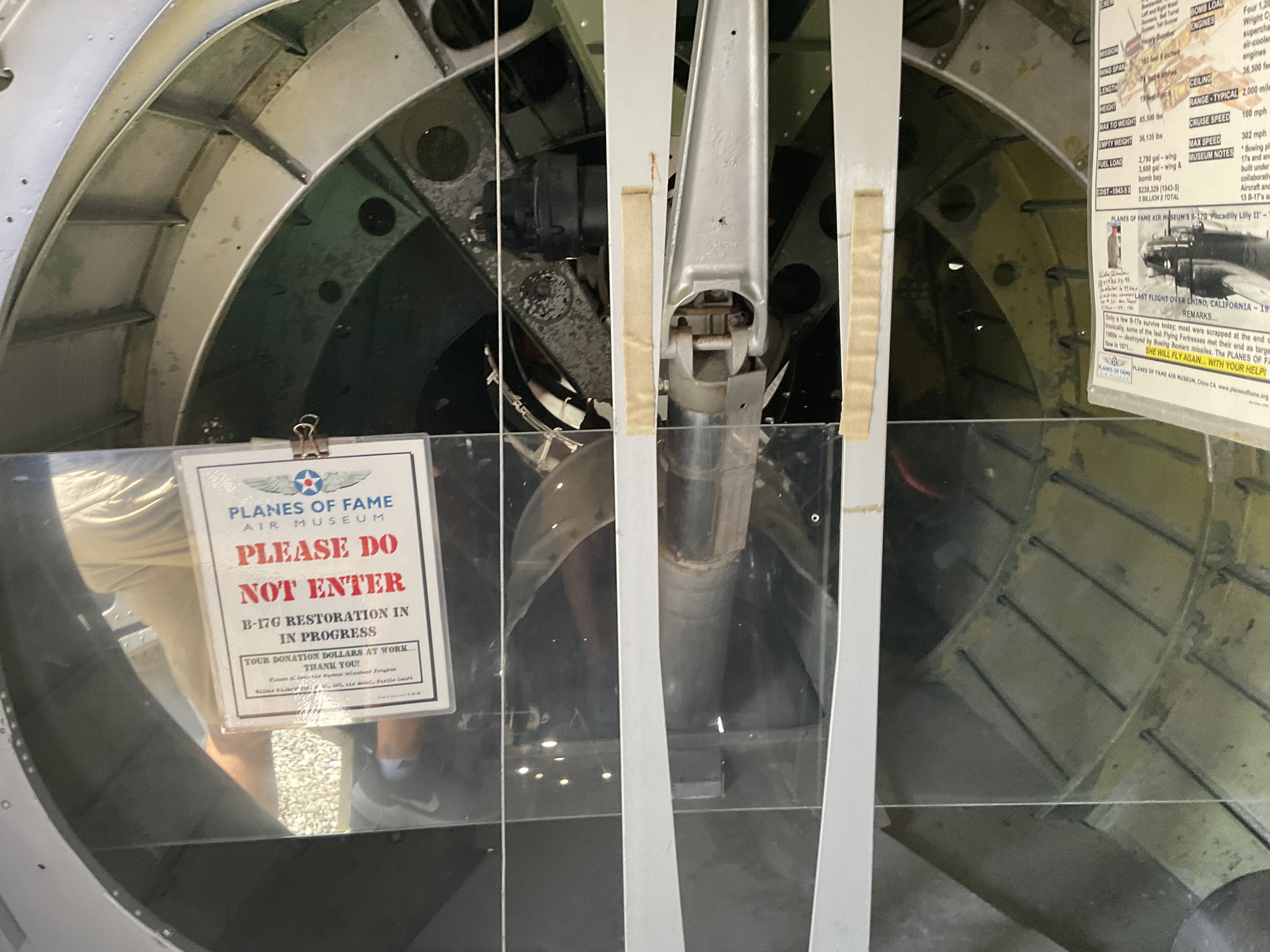 Cauda de um Boeing B-17